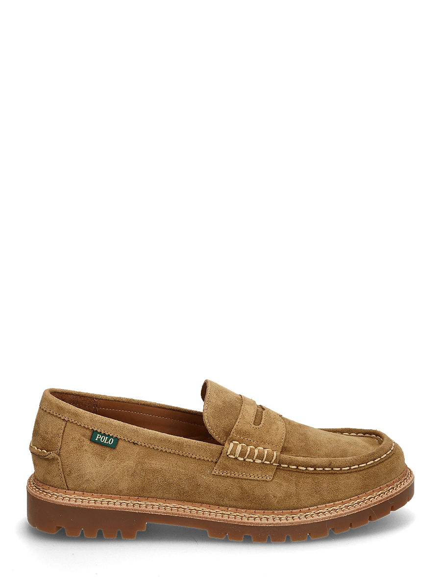 Polo Ralph Lauren - Jett Lug-Sole Suede Penny Loafer - loaferit - desert tan - 1