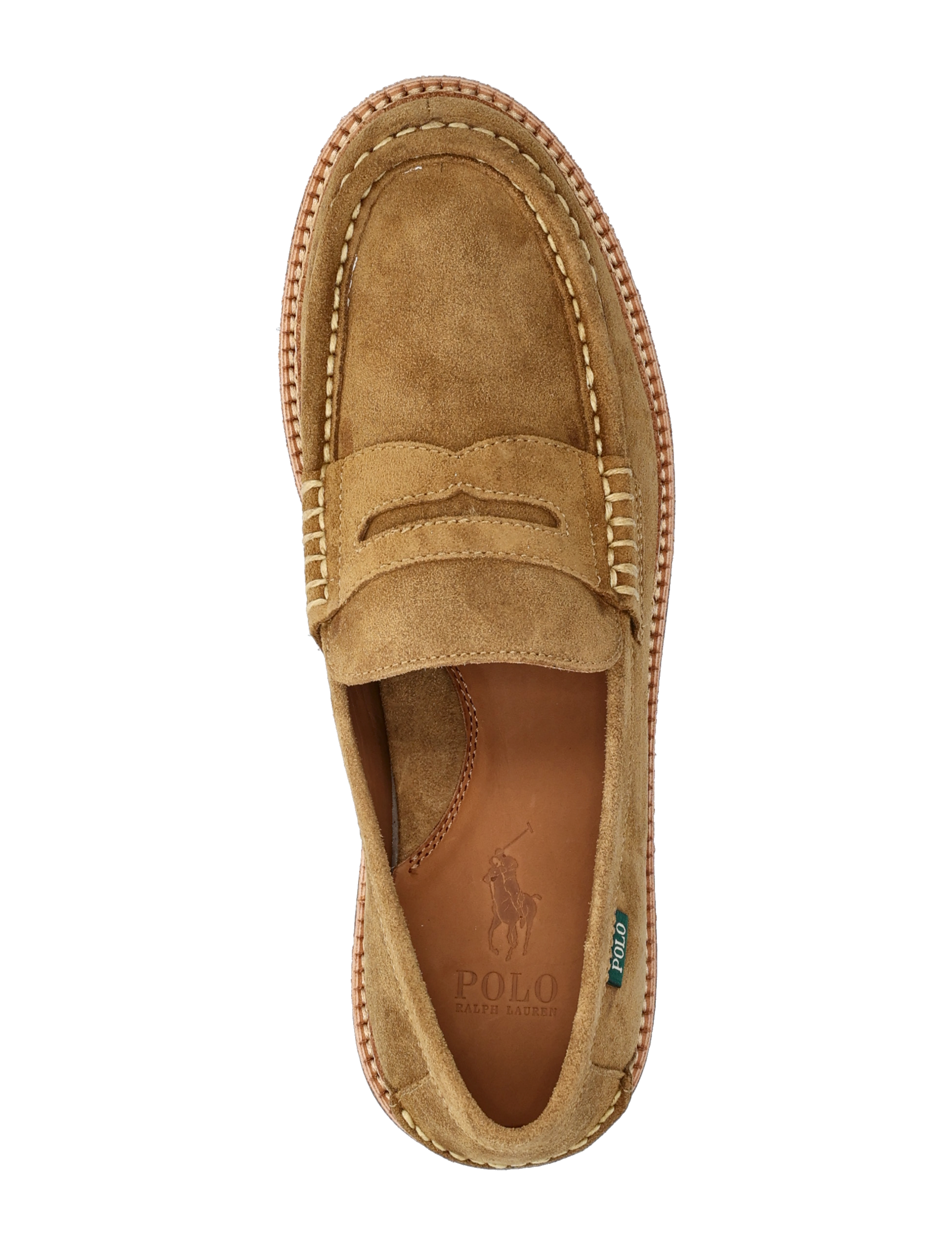 Jett Lug-Sole Suede Penny Loafer 4