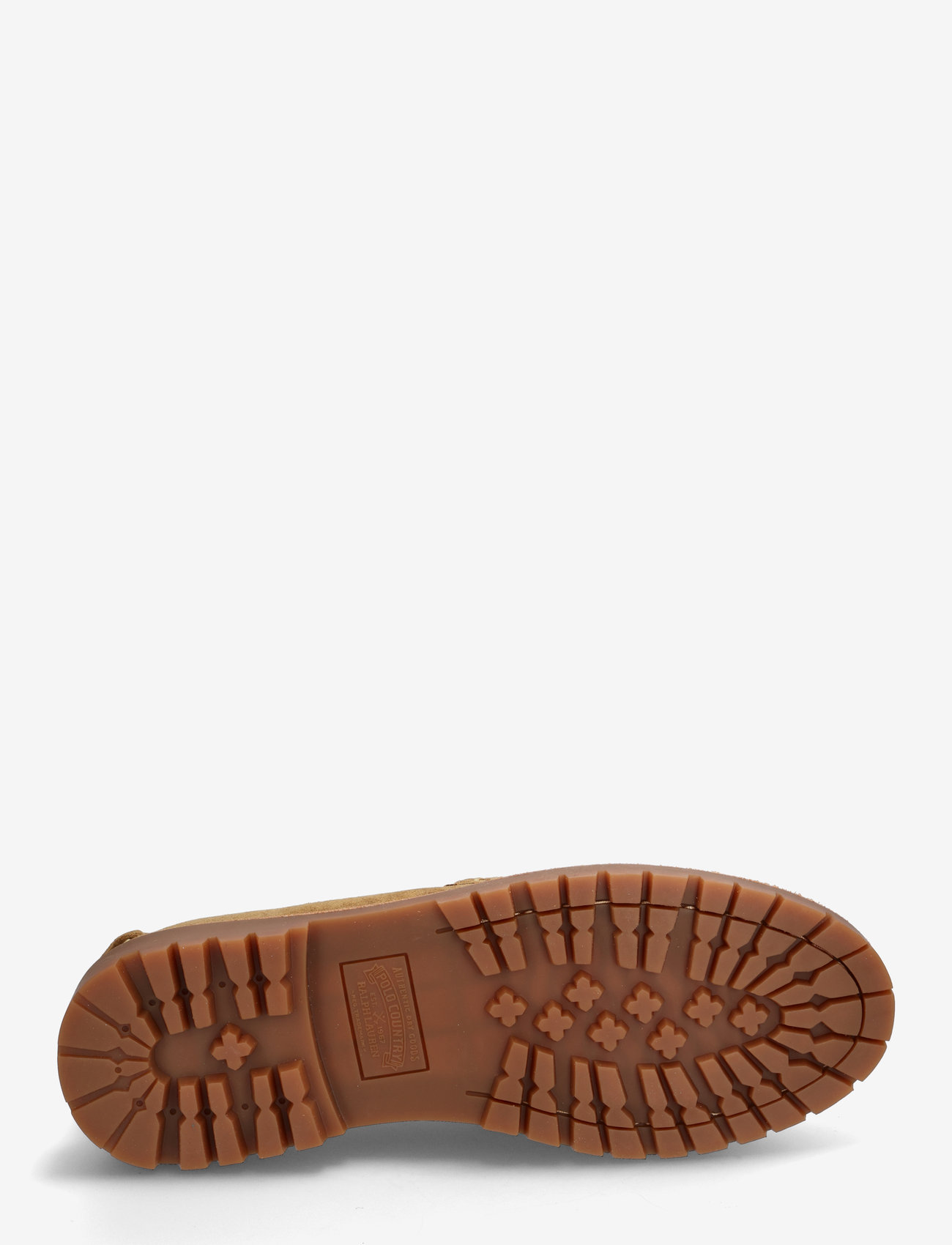 Polo Ralph Lauren - Jett Lug-Sole Suede Penny Loafer - shop by occasion - desert tan - 4