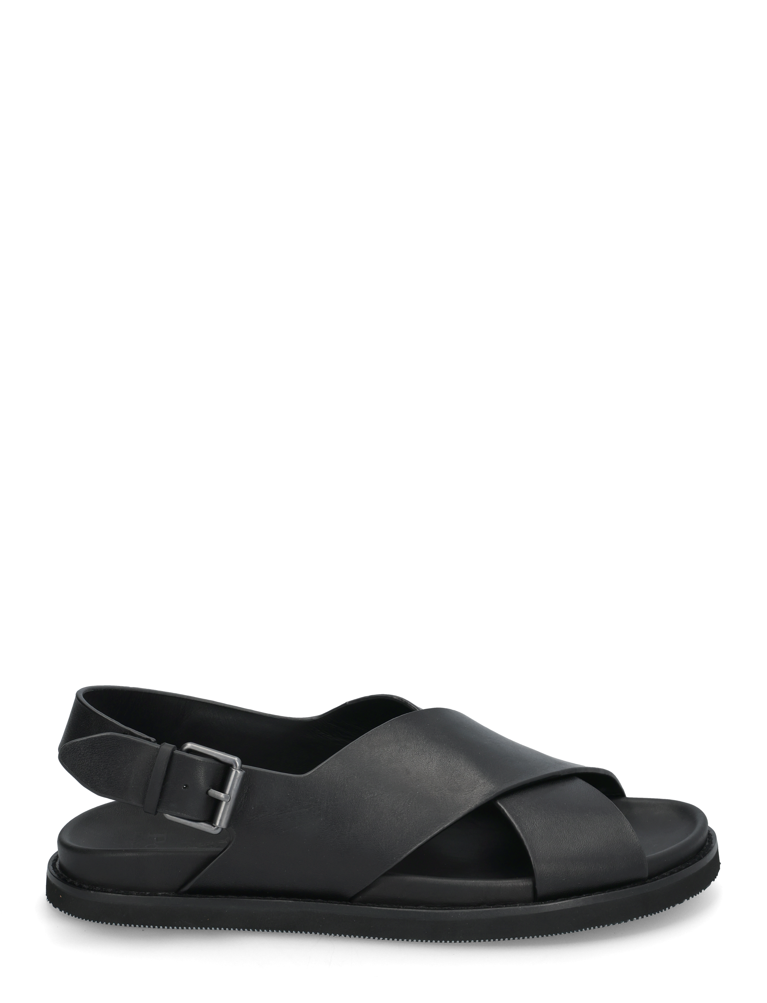 Polo Ralph Lauren - Zane Leather Sandal - feriefavoritter - black - 1