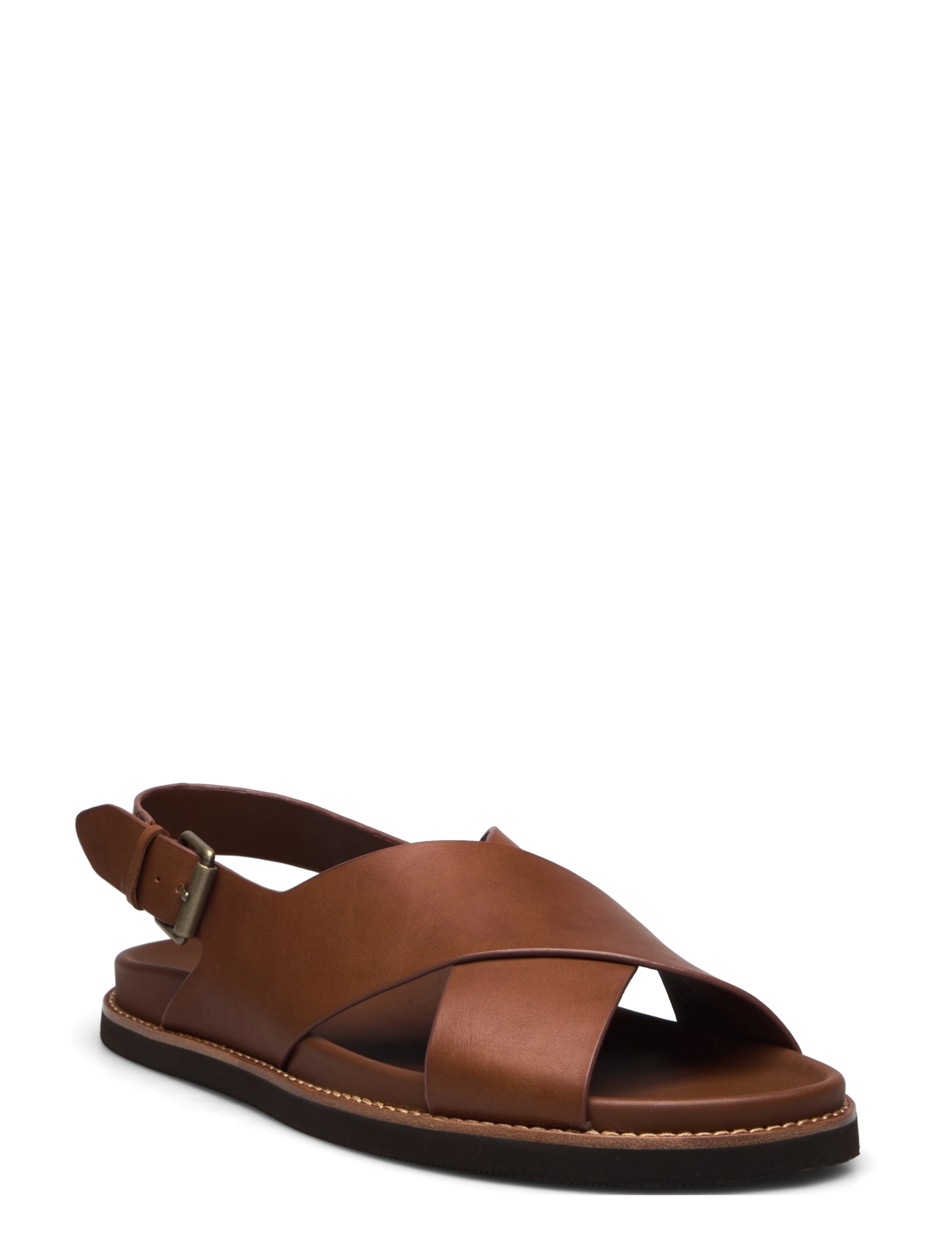 Zane Leather Sandal - POLO TAN