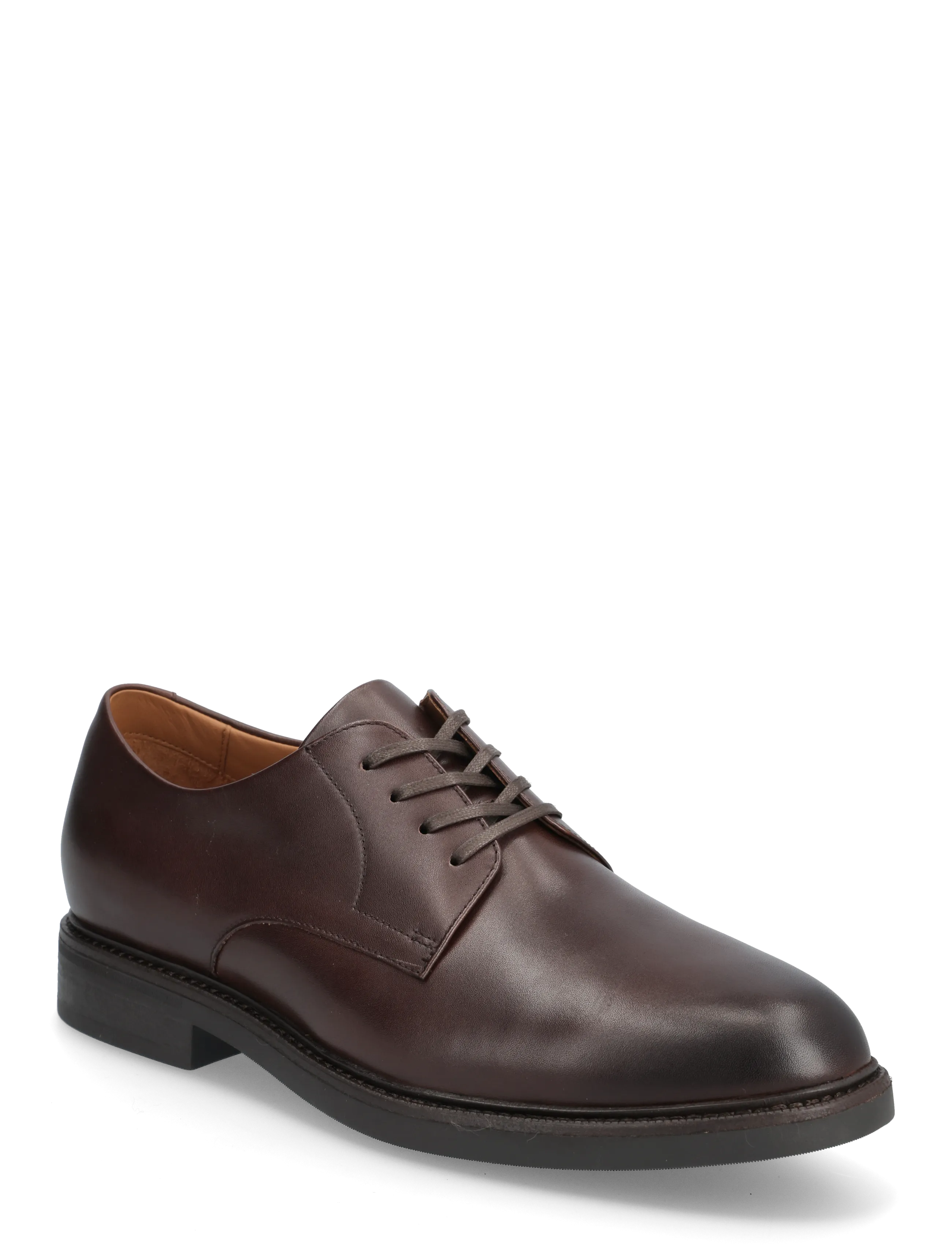 Polo Ralph Lauren LEATHER-ASHER DERBY-DS-DBY - Sko - DARK BROWN / brown