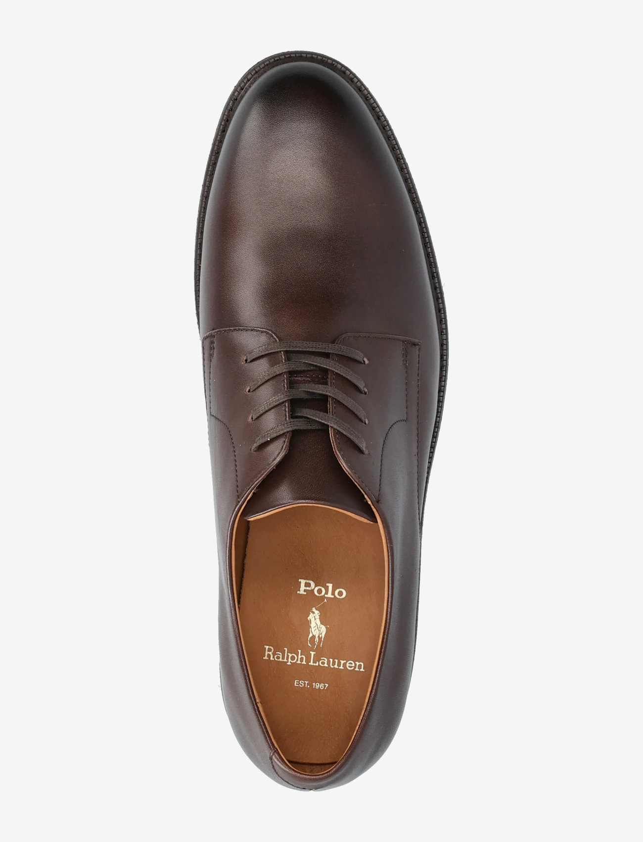 Polo Ralph Lauren - LEATHER-ASHER DERBY-DS-DBY - derby-schuhe - dark brown - 3