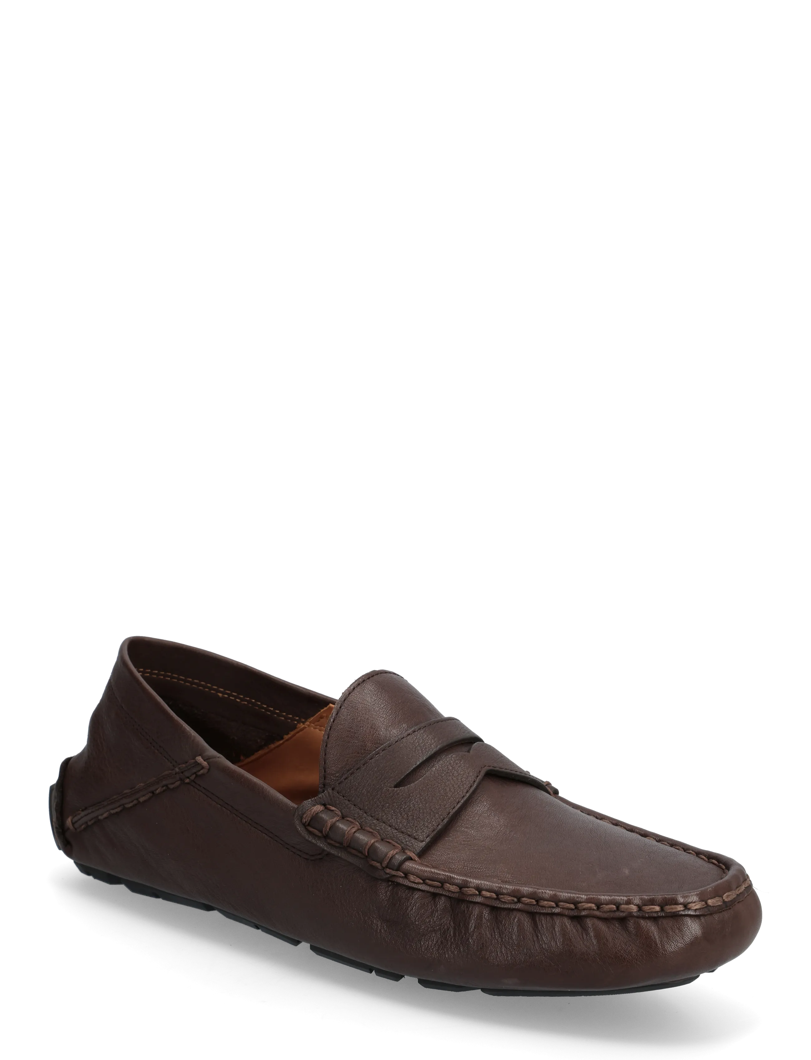 Polo Ralph Lauren Anders Leather Driver - Shoes - DARK BROWN / brown