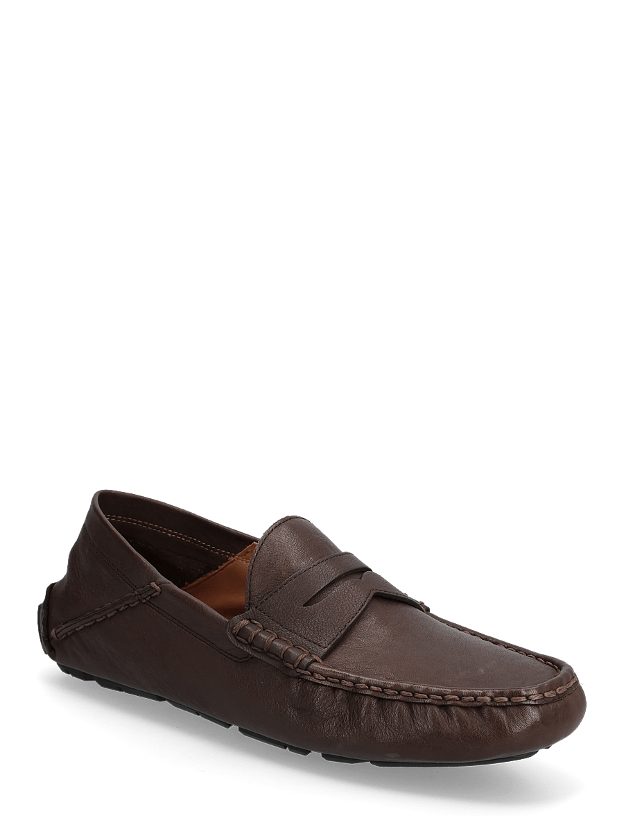 Polo Ralph Lauren - Anders Leather Driver - shoppa efter tillfälle - dark brown - 0