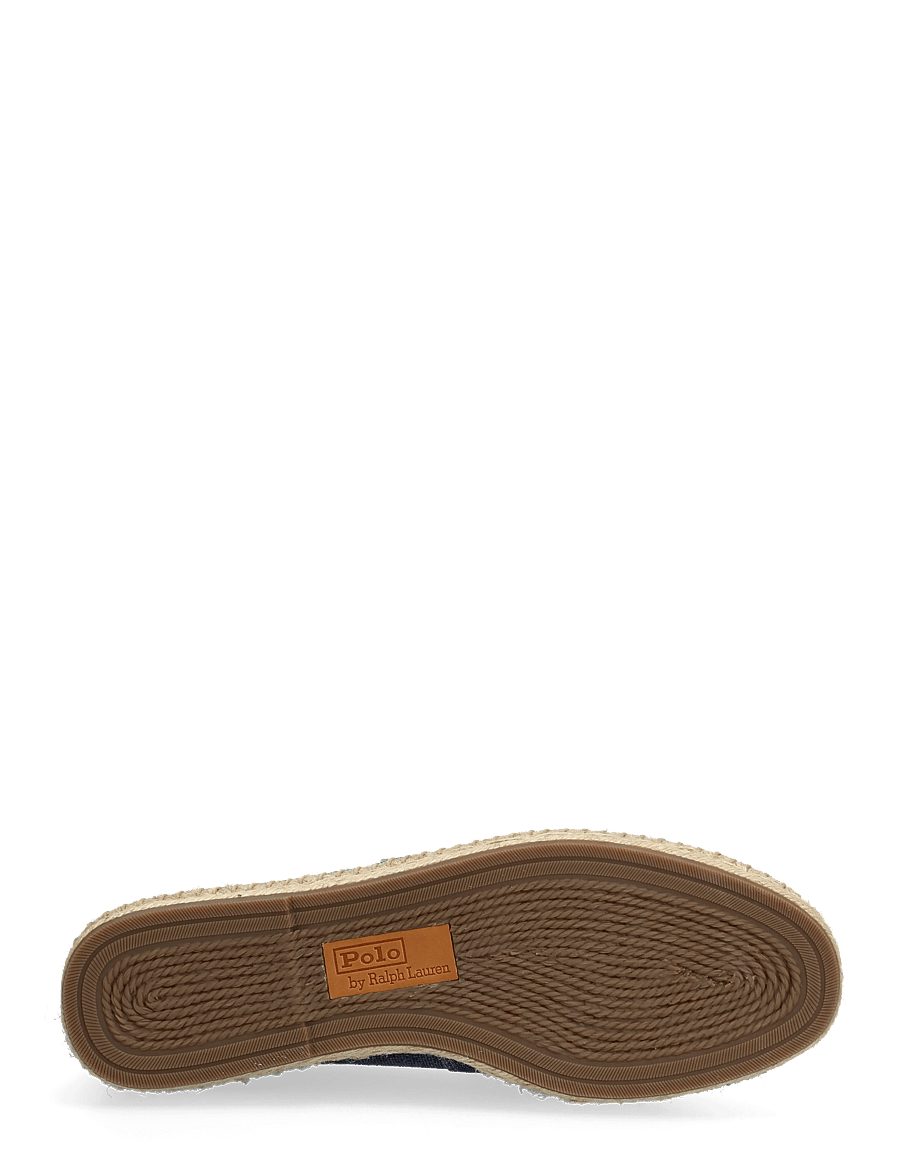 Polo Ralph Lauren - Cevio Leather Espadrille - jalgatorgatavad tossud - blue - 4