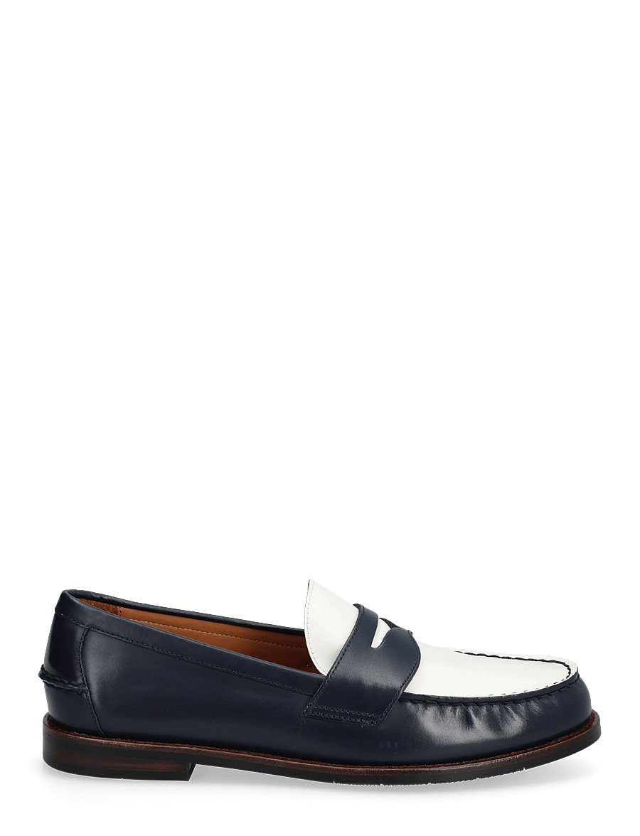 Polo Ralph Lauren - LEATHER-ALSTON PENNY-CS-LFR - shoppa efter tillfälle - navy/deckwash whi - 1