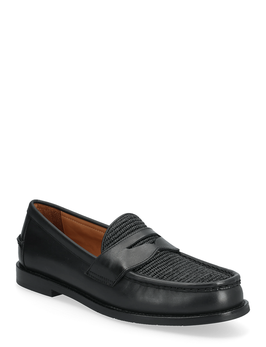 Polo Ralph Lauren - LEATHER/RAFFIA-ALSTON PENNY-CS-LFR - nach anlass kaufen - black - 0