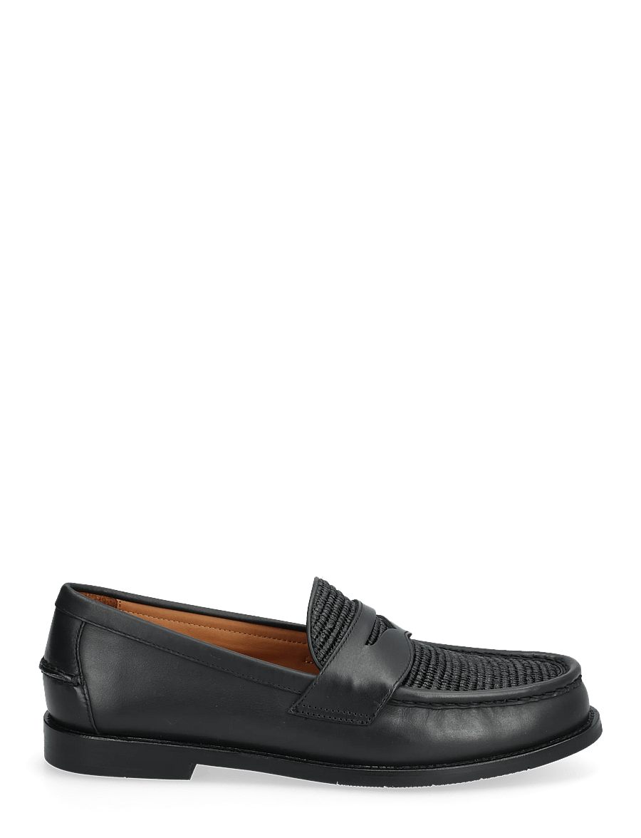 Polo Ralph Lauren - LEATHER/RAFFIA-ALSTON PENNY-CS-LFR - nach anlass kaufen - black - 1