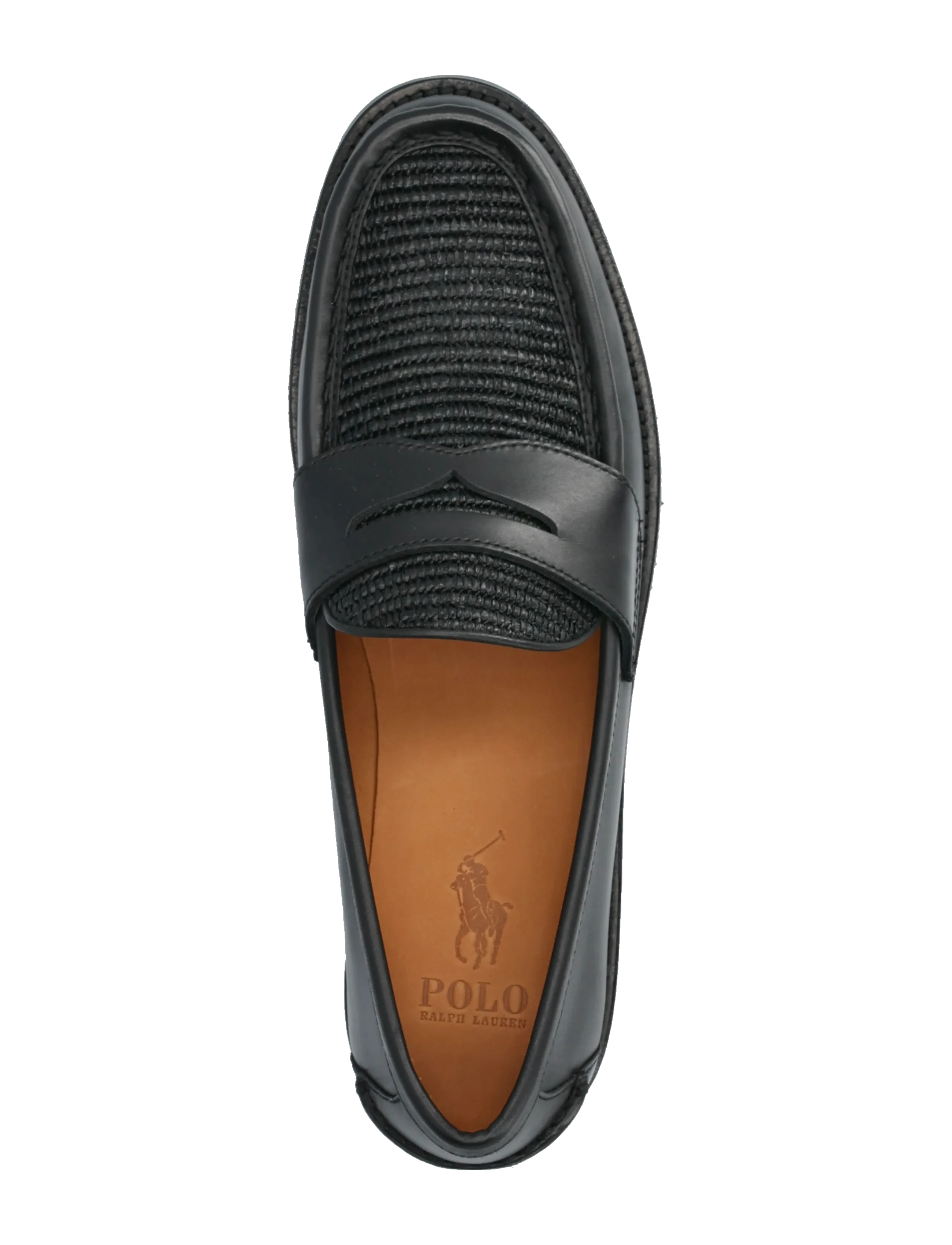 Polo Ralph Lauren - LEATHER/RAFFIA-ALSTON PENNY-CS-LFR - shop efter anledning - black - 3