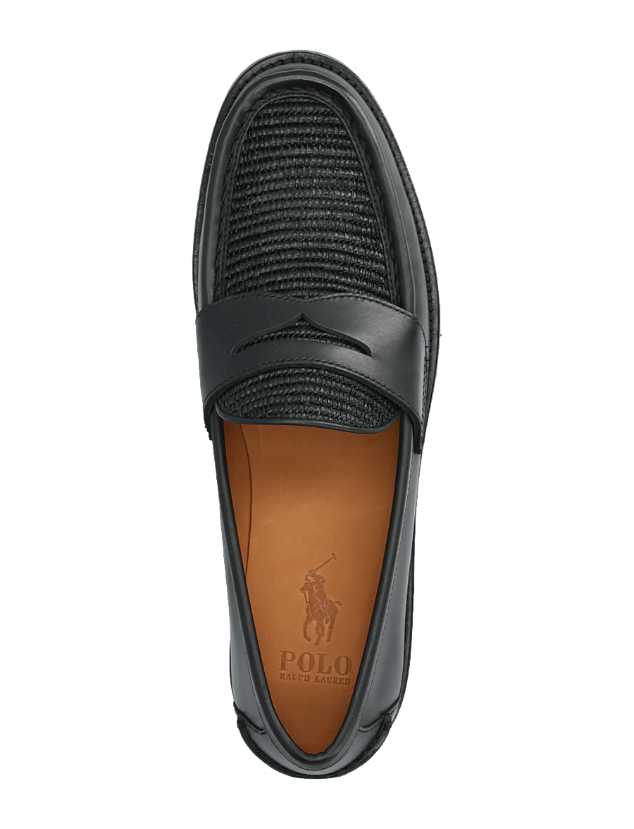 Polo Ralph Lauren - LEATHER/RAFFIA-ALSTON PENNY-CS-LFR - nach anlass kaufen - black - 3