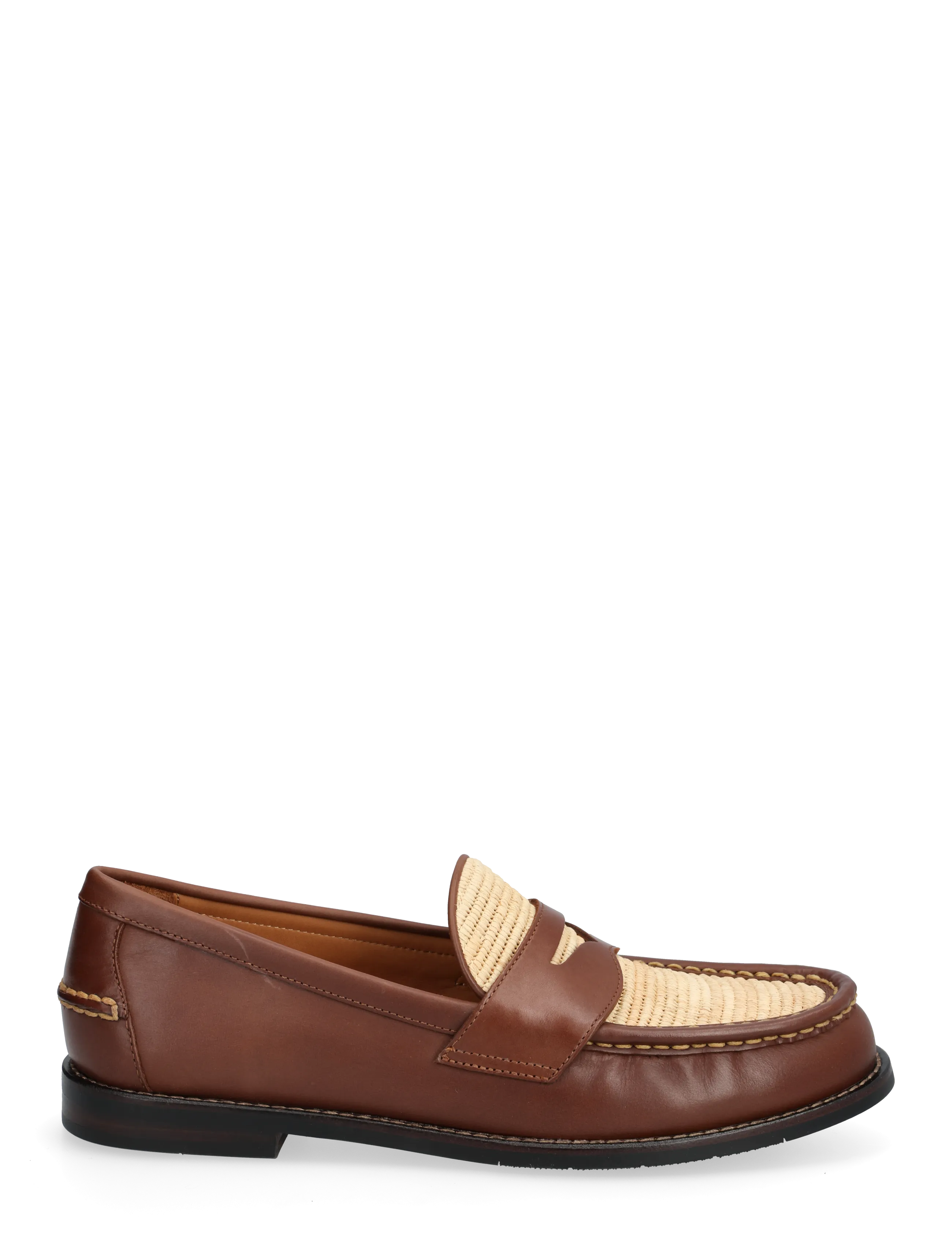Polo Ralph Lauren - LEATHER/RAFFIA-ALSTON PENNY-CS-LFR - shop efter anledning - polo tan - 2