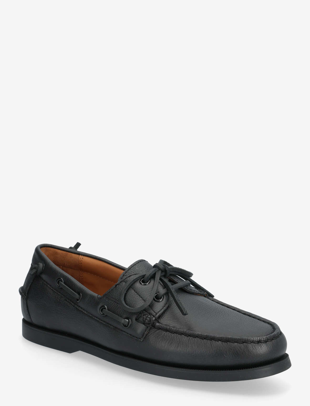 Polo Ralph Lauren - LEATHER-MERTON BOAT-CS-BTS - shop by occasion - triple black - 0