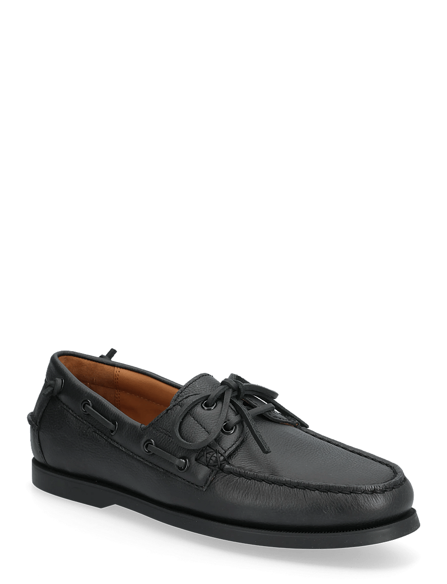 Polo Ralph Lauren - LEATHER-MERTON BOAT-CS-BTS - shop by occasion - triple black - 0