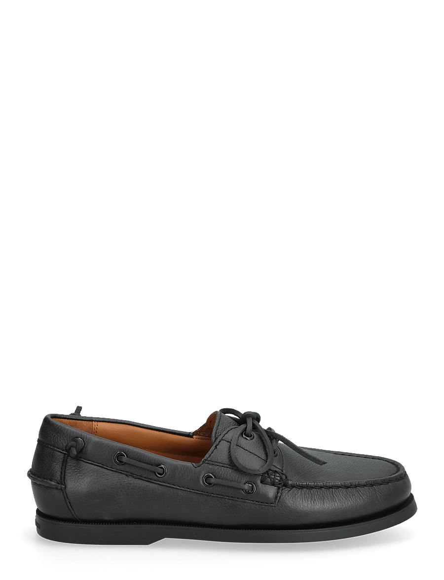 Polo Ralph Lauren - LEATHER-MERTON BOAT-CS-BTS - shop by occasion - triple black - 1