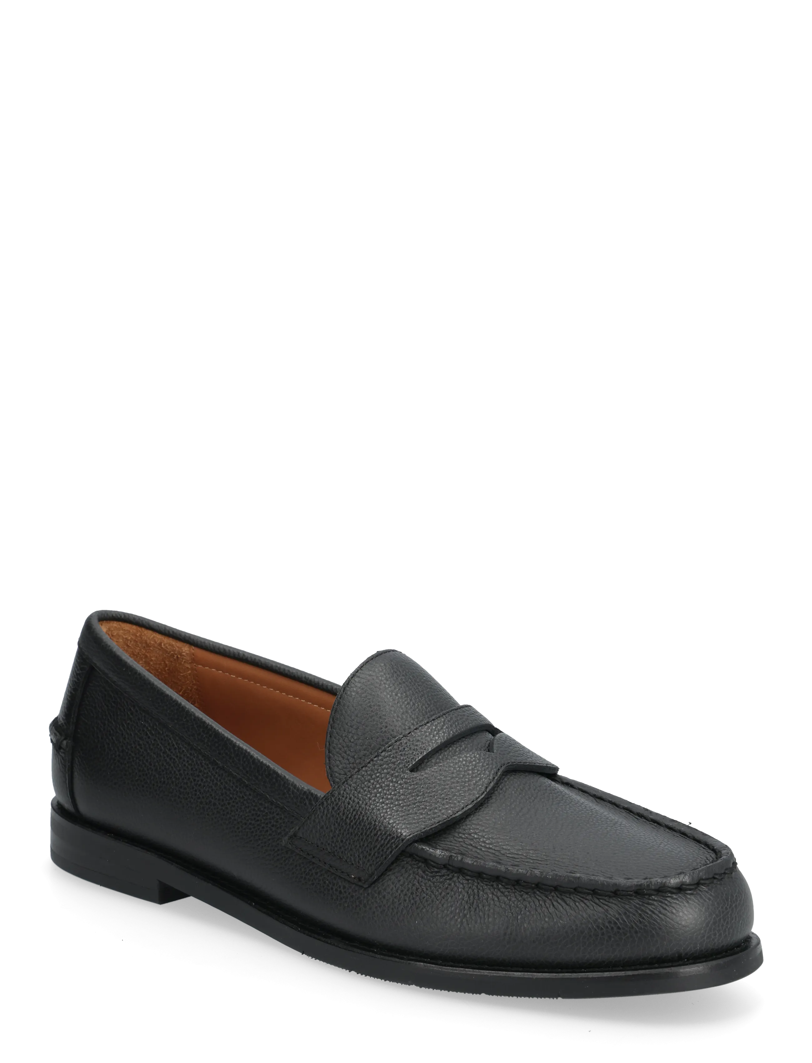 Polo Ralph Lauren LEATHER-ALSTON PENNY-CS-LFR - Instappers - BLACK / black
