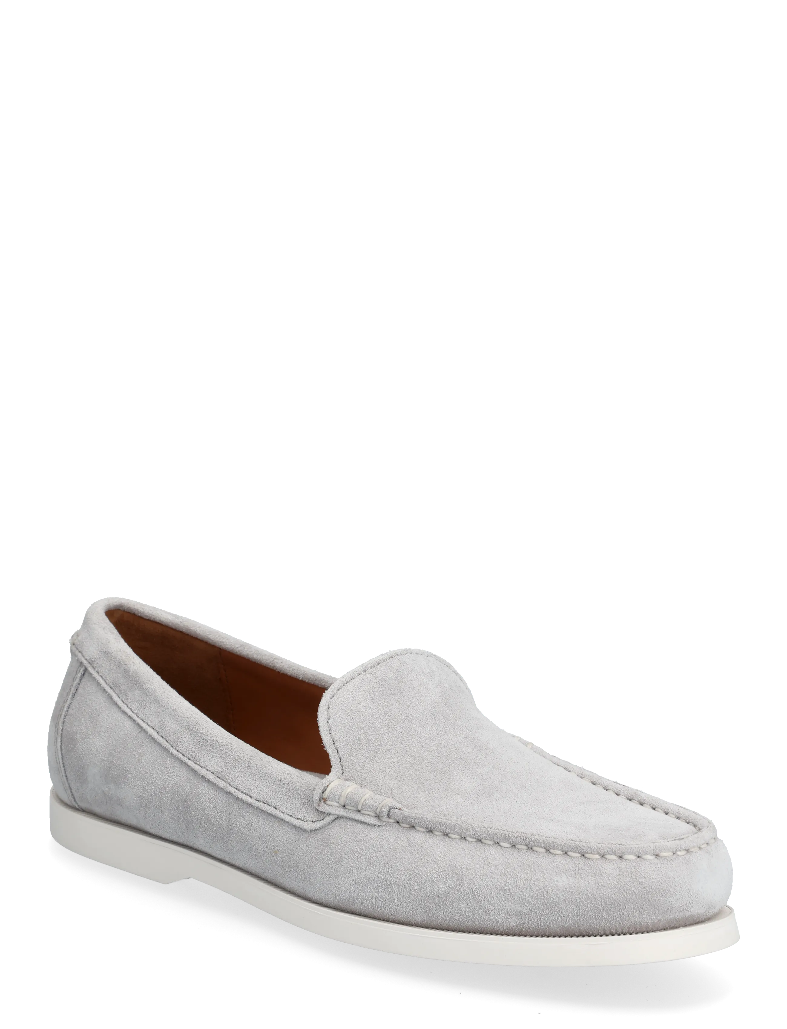 Polo Ralph Lauren Merton Suede Venetian Loafer - Schuhe - CHANNEL GREY / grey