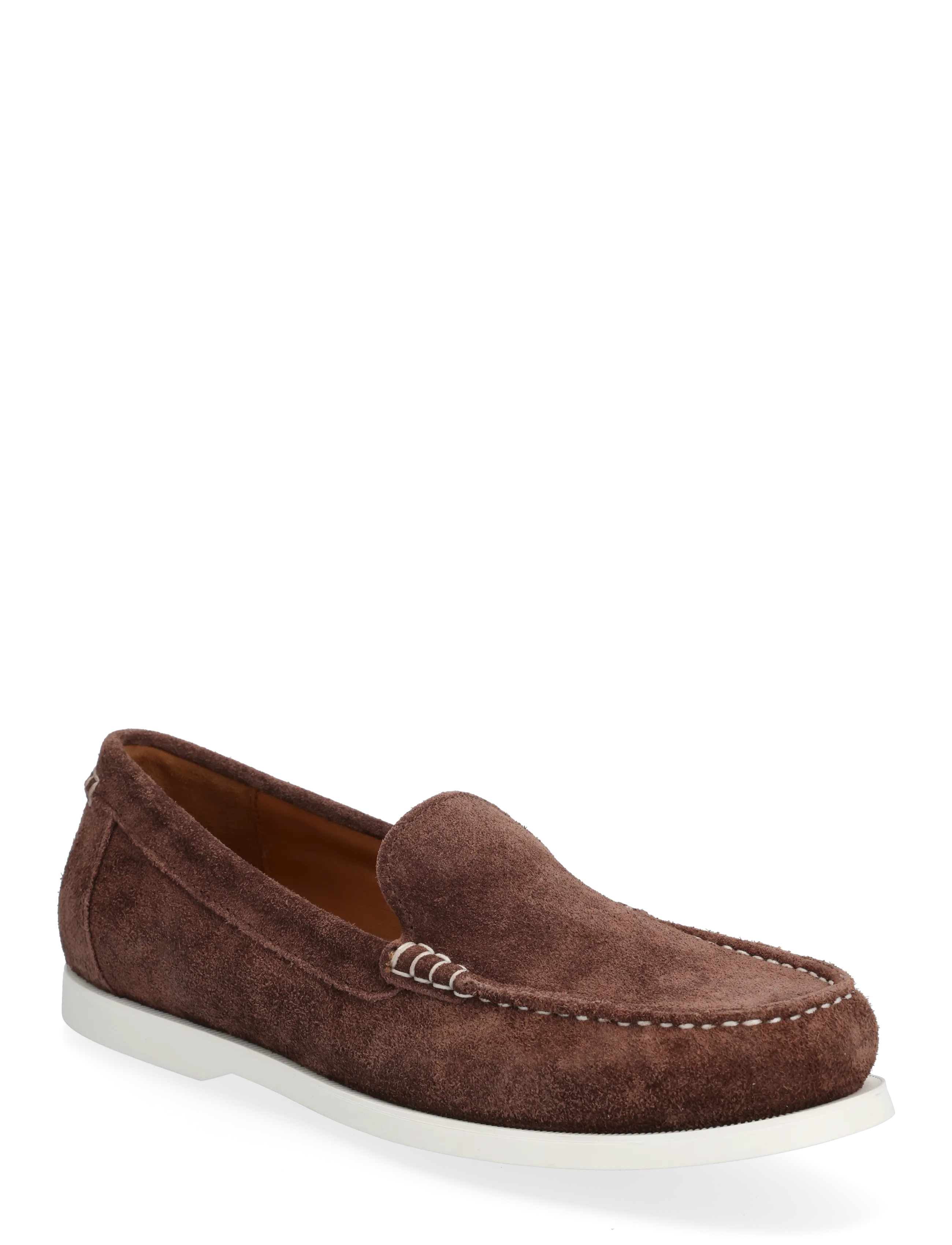 Polo Ralph Lauren Merton Suede Venetian Loafer - Schuhe - DARK BROWN / brown