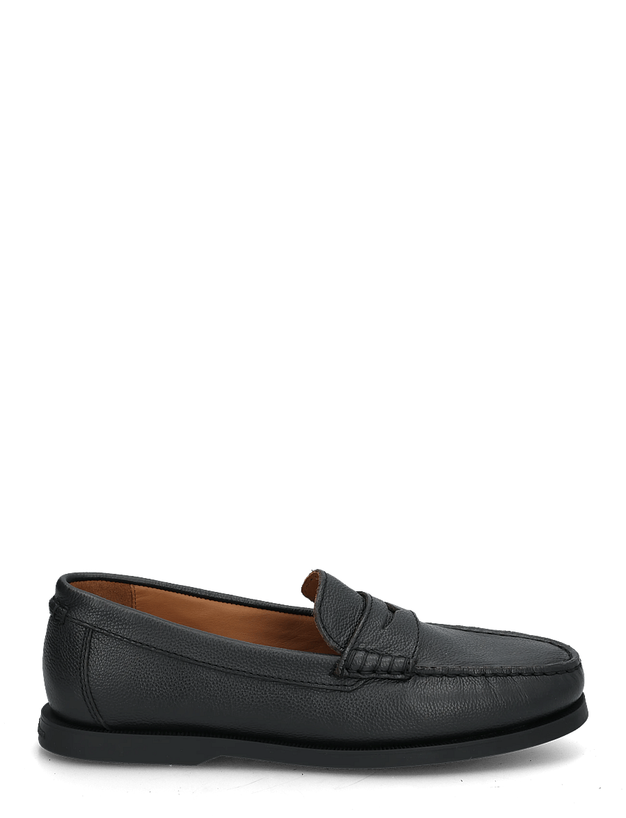Polo Ralph Lauren - PEBBLE LEATHER-MERTON PENNY-CS-LFR - nach anlass kaufen - black - 2