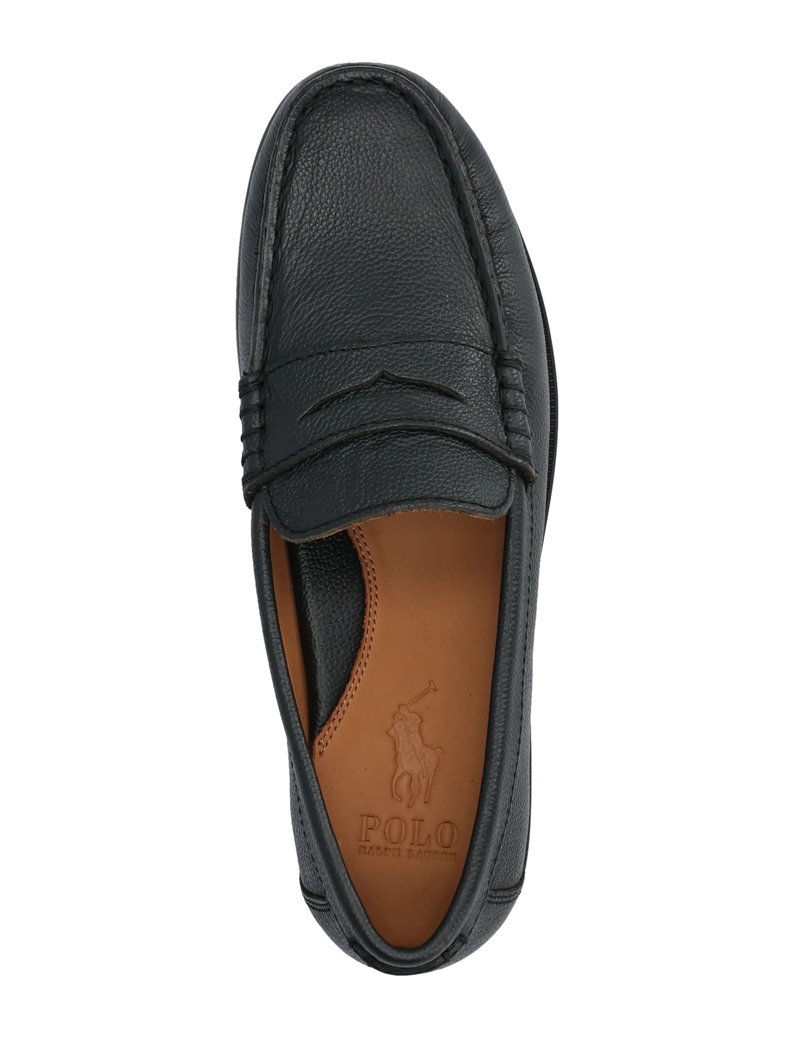 Polo Ralph Lauren - PEBBLE LEATHER-MERTON PENNY-CS-LFR - nach anlass kaufen - black - 3