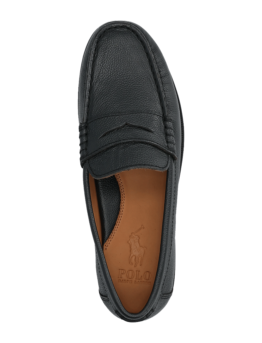 Polo Ralph Lauren - PEBBLE LEATHER-MERTON PENNY-CS-LFR - nach anlass kaufen - black - 3
