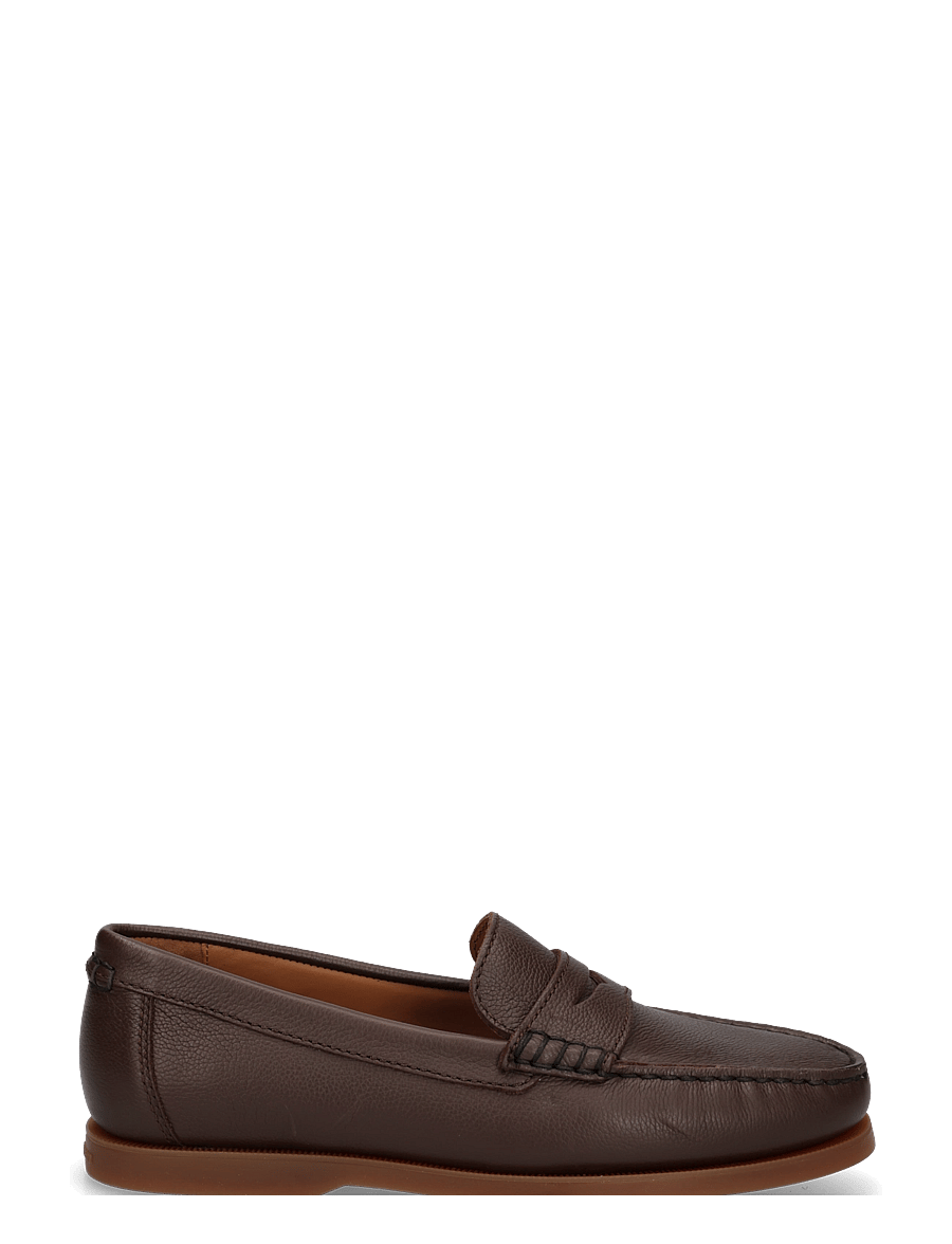 Polo Ralph Lauren - PEBBLE LEATHER-MERTON PENNY-CS-LFR - shop efter anledning - dark brown - 2