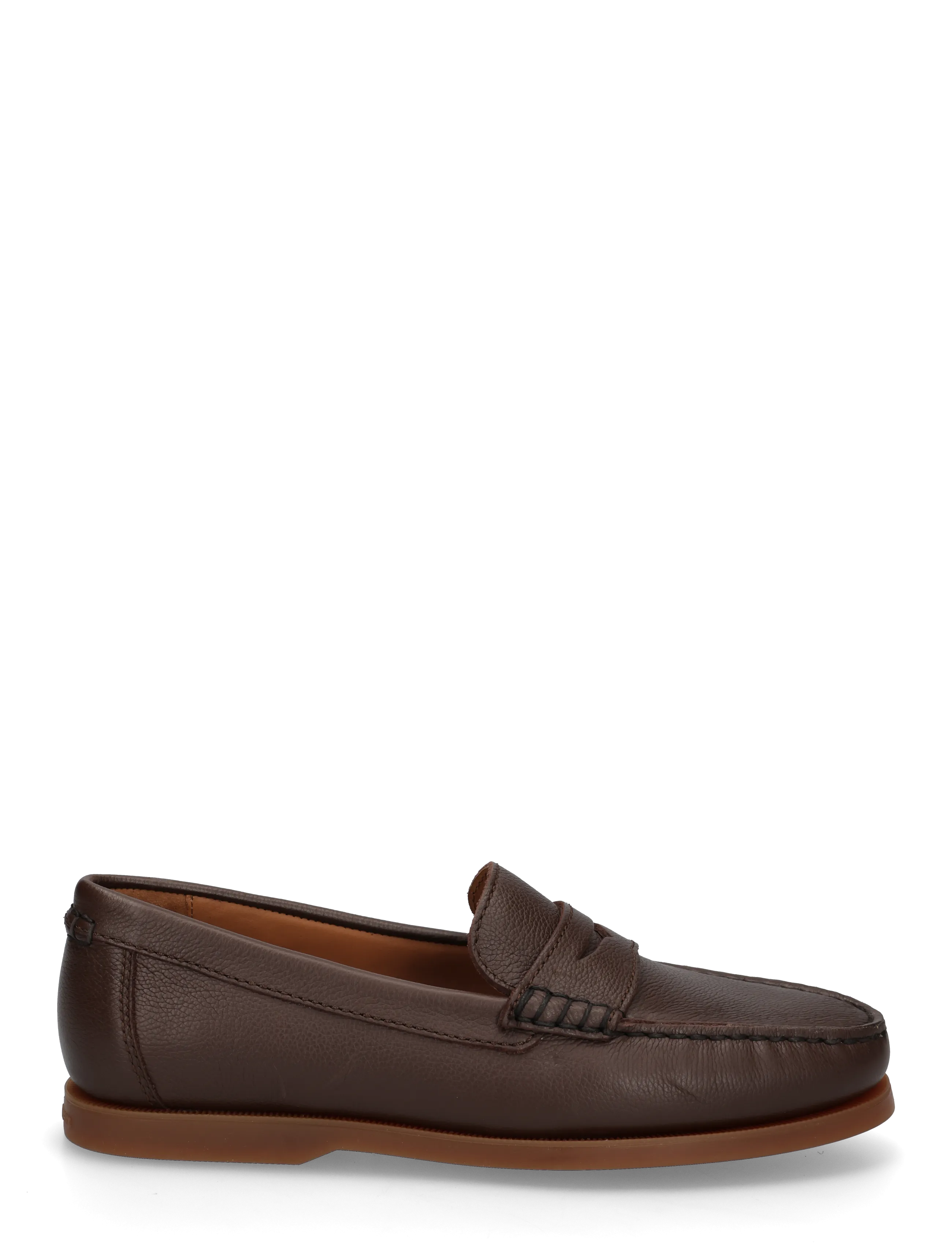 Polo Ralph Lauren - PEBBLE LEATHER-MERTON PENNY-CS-LFR - shoppa efter tillfälle - dark brown - 2