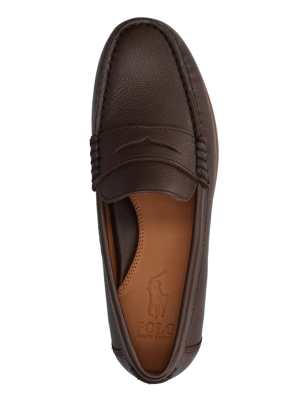 Polo Ralph Lauren - PEBBLE LEATHER-MERTON PENNY-CS-LFR - shop efter anledning - dark brown - 3