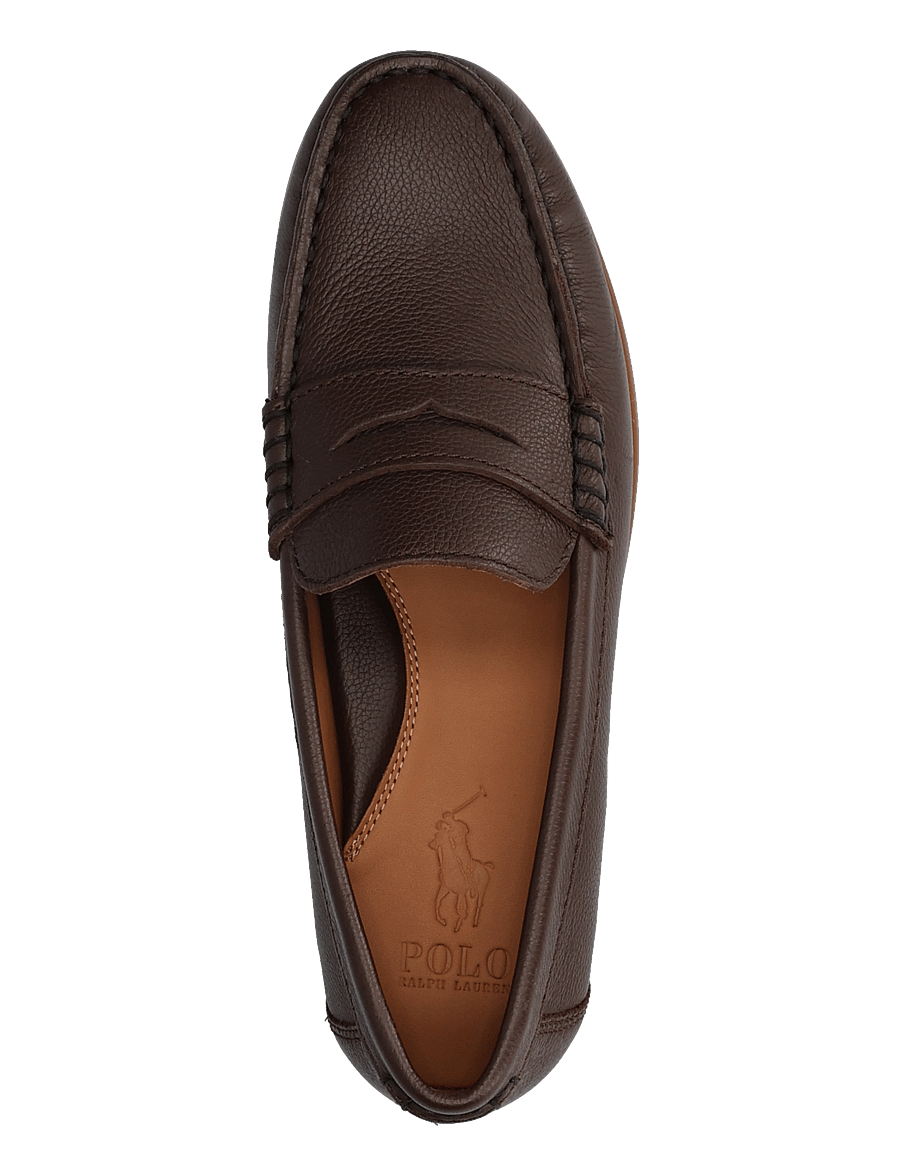 Polo Ralph Lauren - PEBBLE LEATHER-MERTON PENNY-CS-LFR - shop efter anledning - dark brown - 3