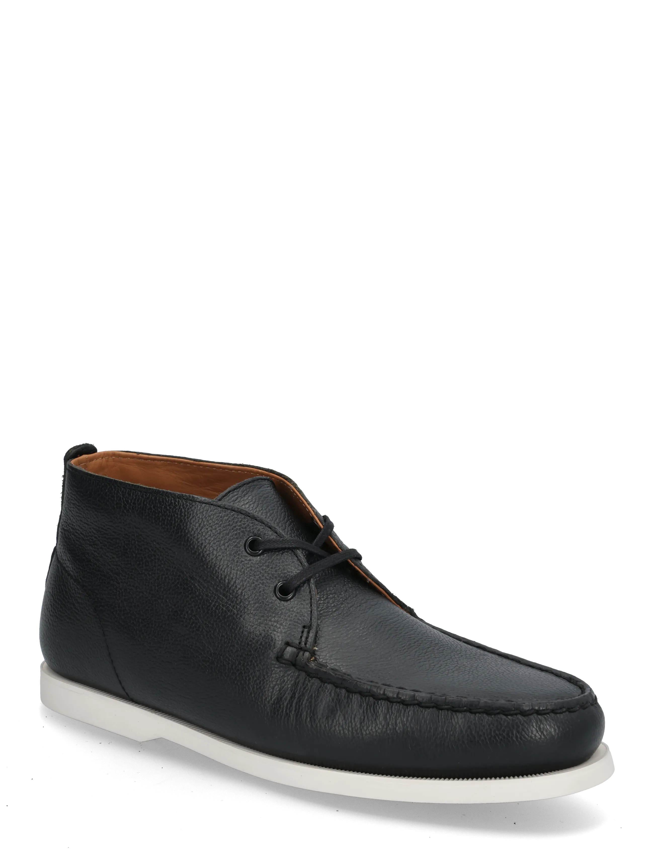 Polo Ralph Lauren PEBBLE LEATHER-MERTON CHUKA-CS-LFR - Støvler - BLACK / black