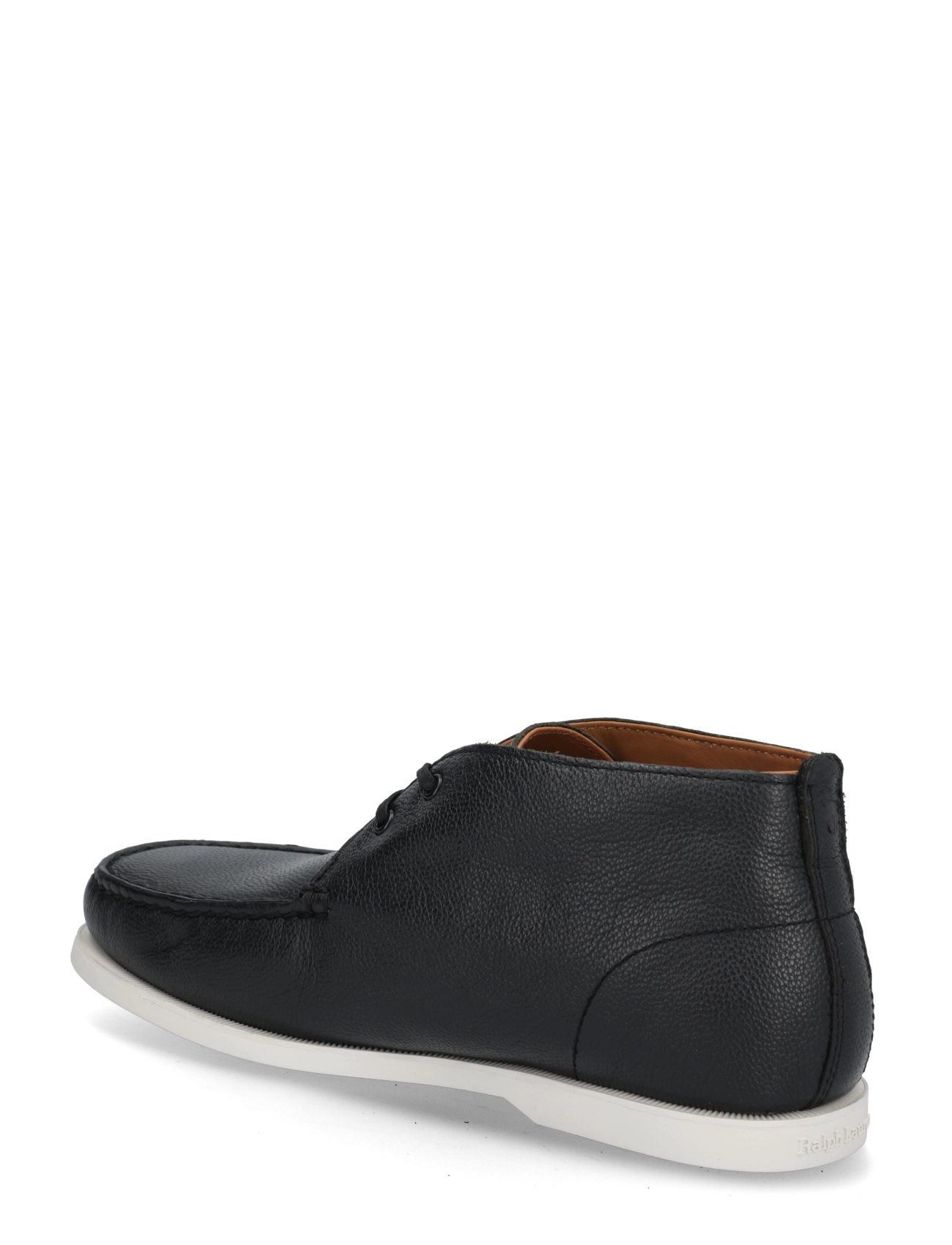 Polo Ralph Lauren - PEBBLE LEATHER-MERTON CHUKA-CS-LFR - chukka boots - black - 1