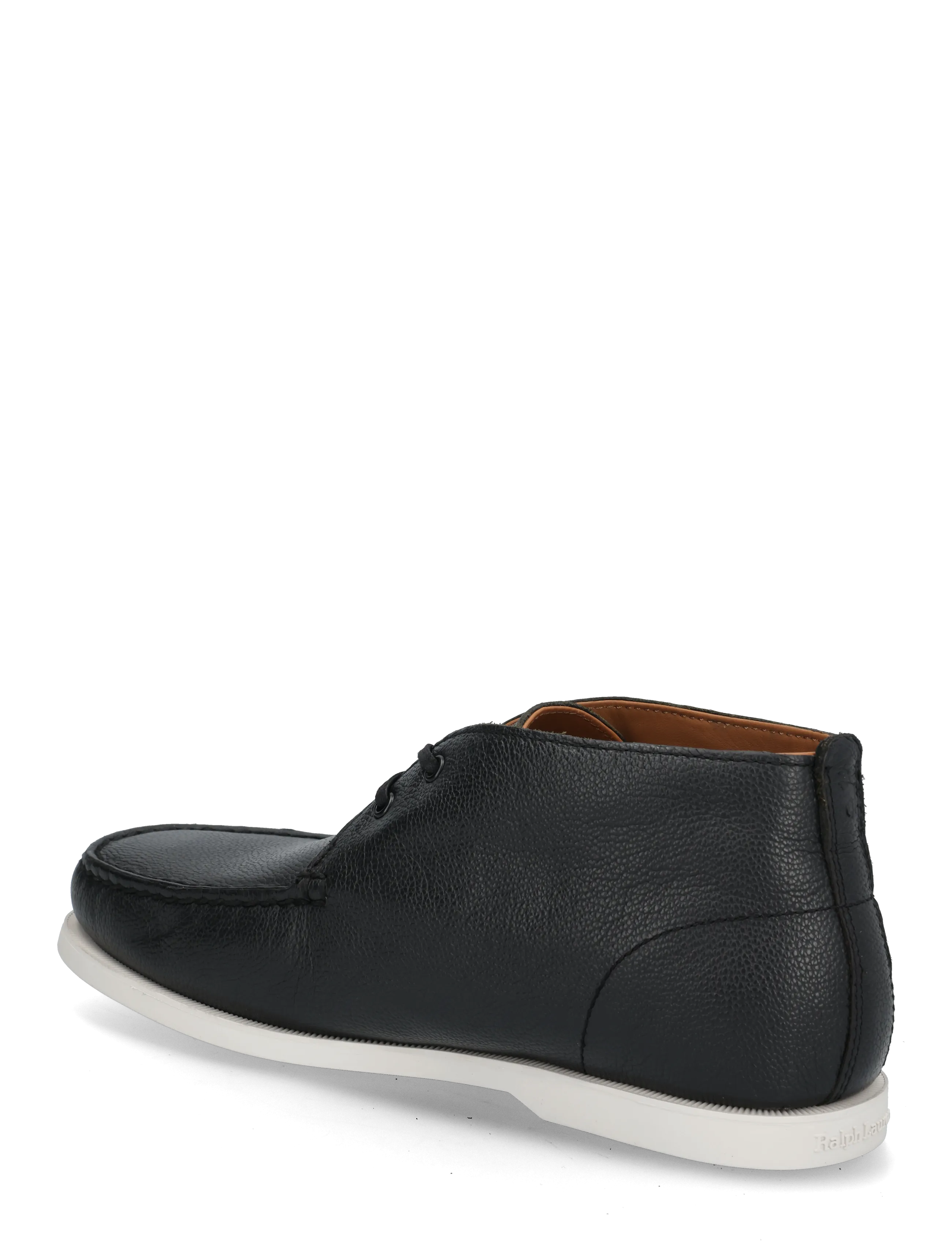 Polo Ralph Lauren - PEBBLE LEATHER-MERTON CHUKA-CS-LFR - chukka boots - black - 1