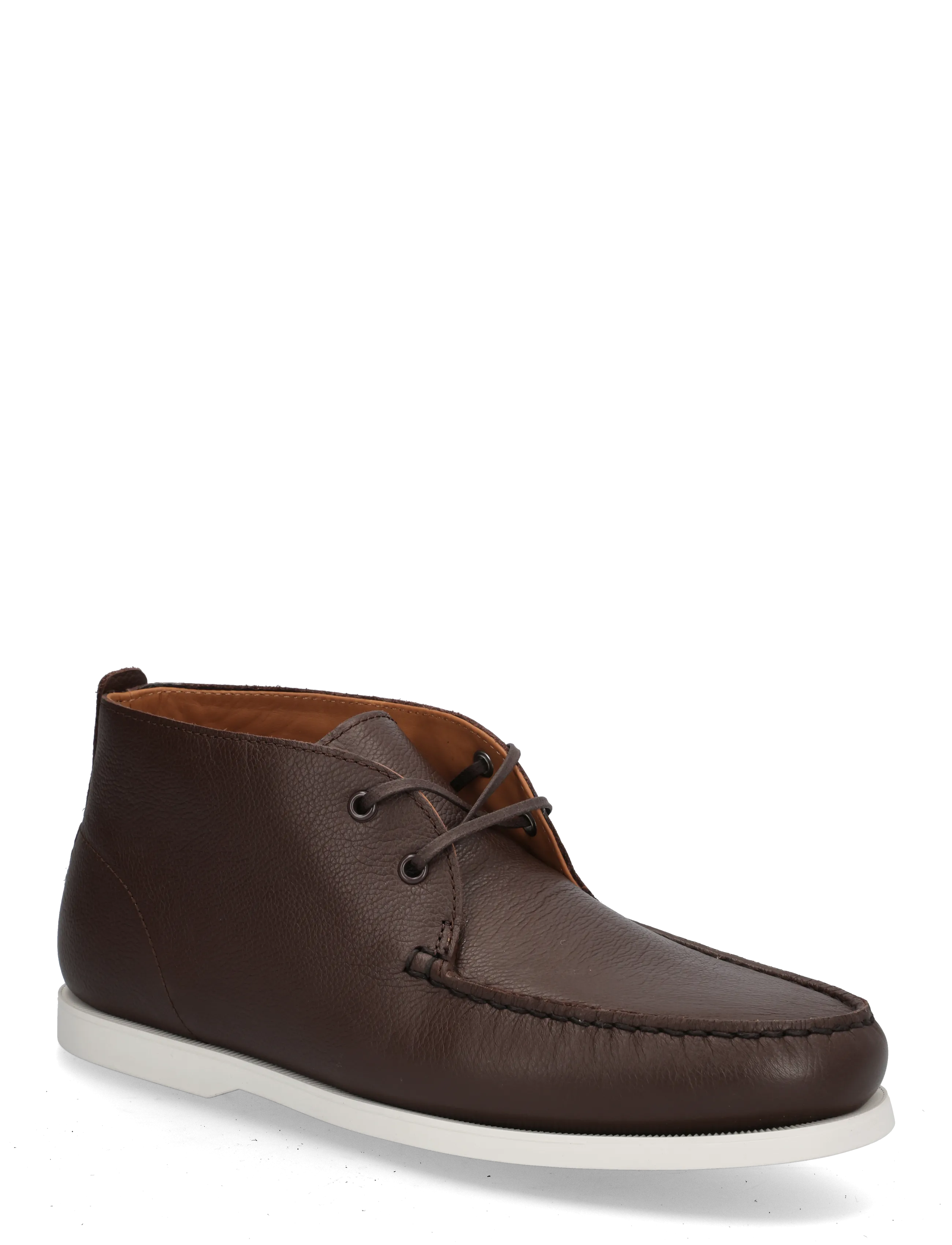 Polo Ralph Lauren PEBBLE LEATHER-MERTON CHUKA-CS-LFR - Designers - DARK BROWN / brown