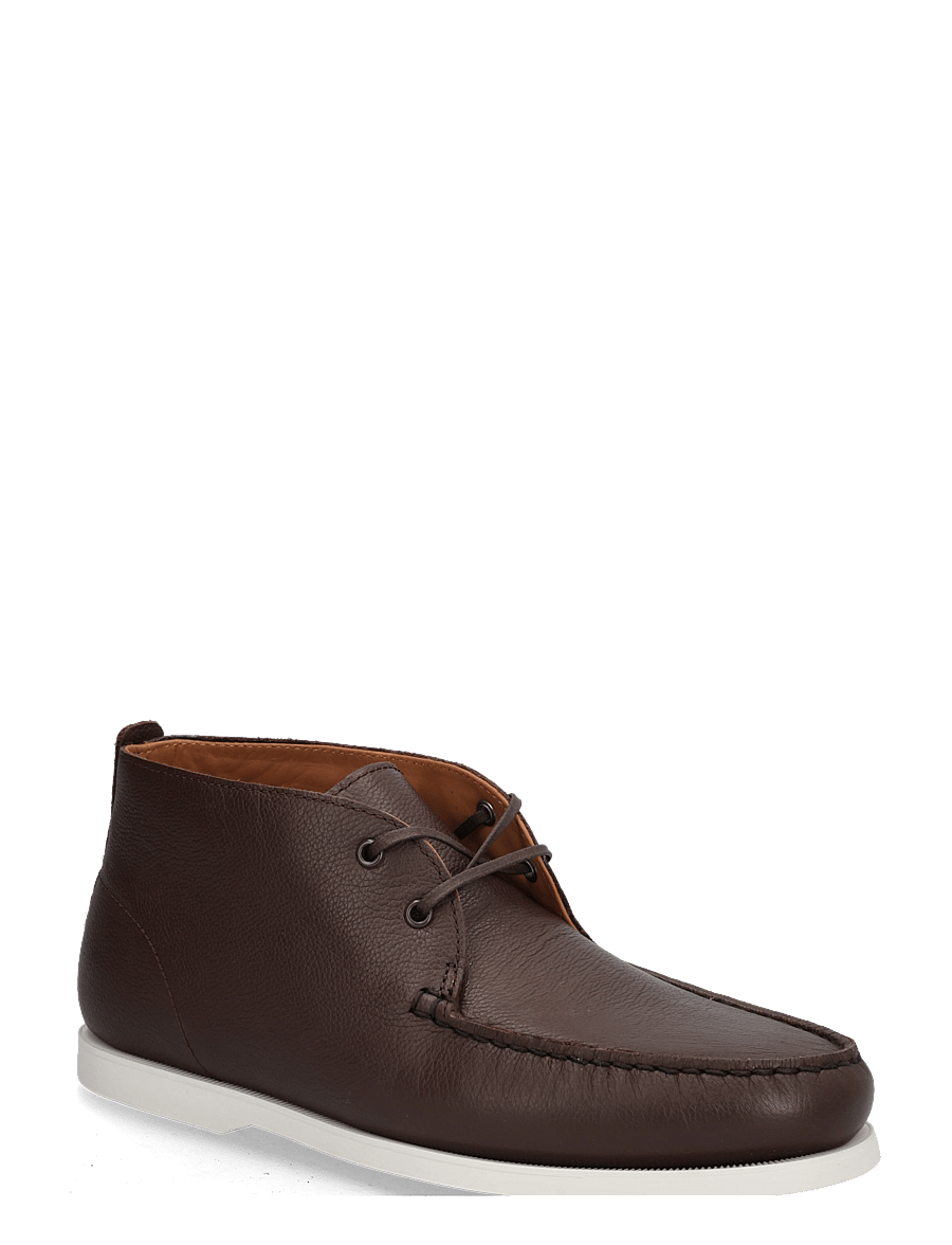 Polo Ralph Lauren - PEBBLE LEATHER-MERTON CHUKA-CS-LFR - dark brown - 0