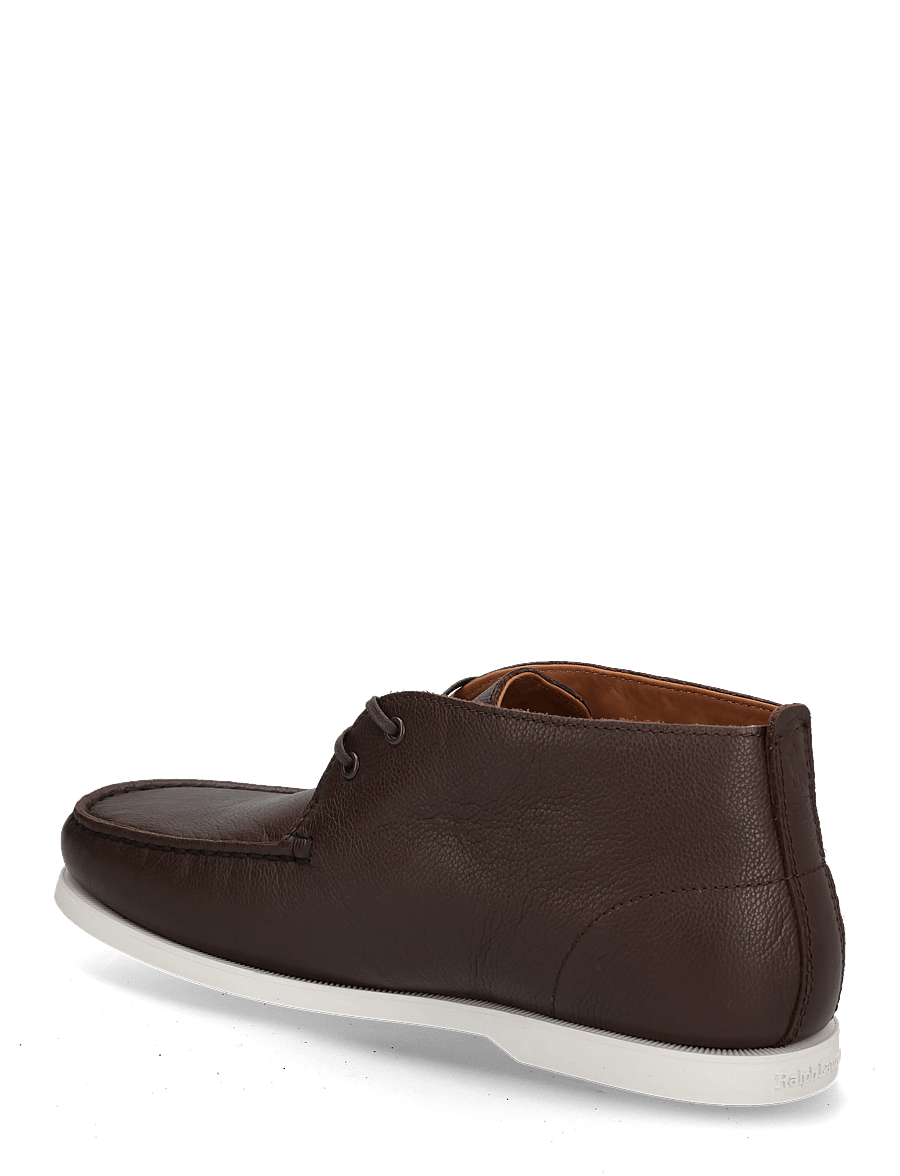 Polo Ralph Lauren - PEBBLE LEATHER-MERTON CHUKA-CS-LFR - chukka boots - dark brown - 1