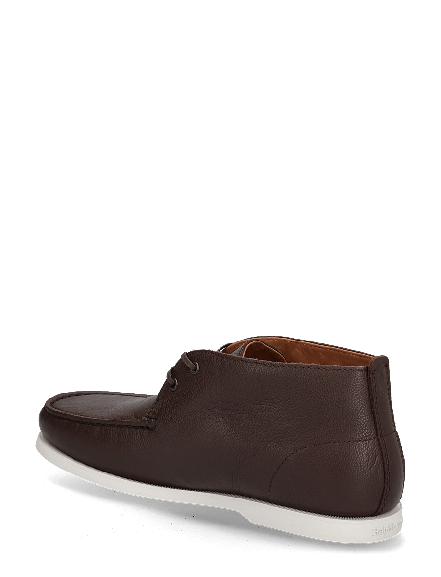 Polo Ralph Lauren - PEBBLE LEATHER-MERTON CHUKA-CS-LFR - dark brown - 1