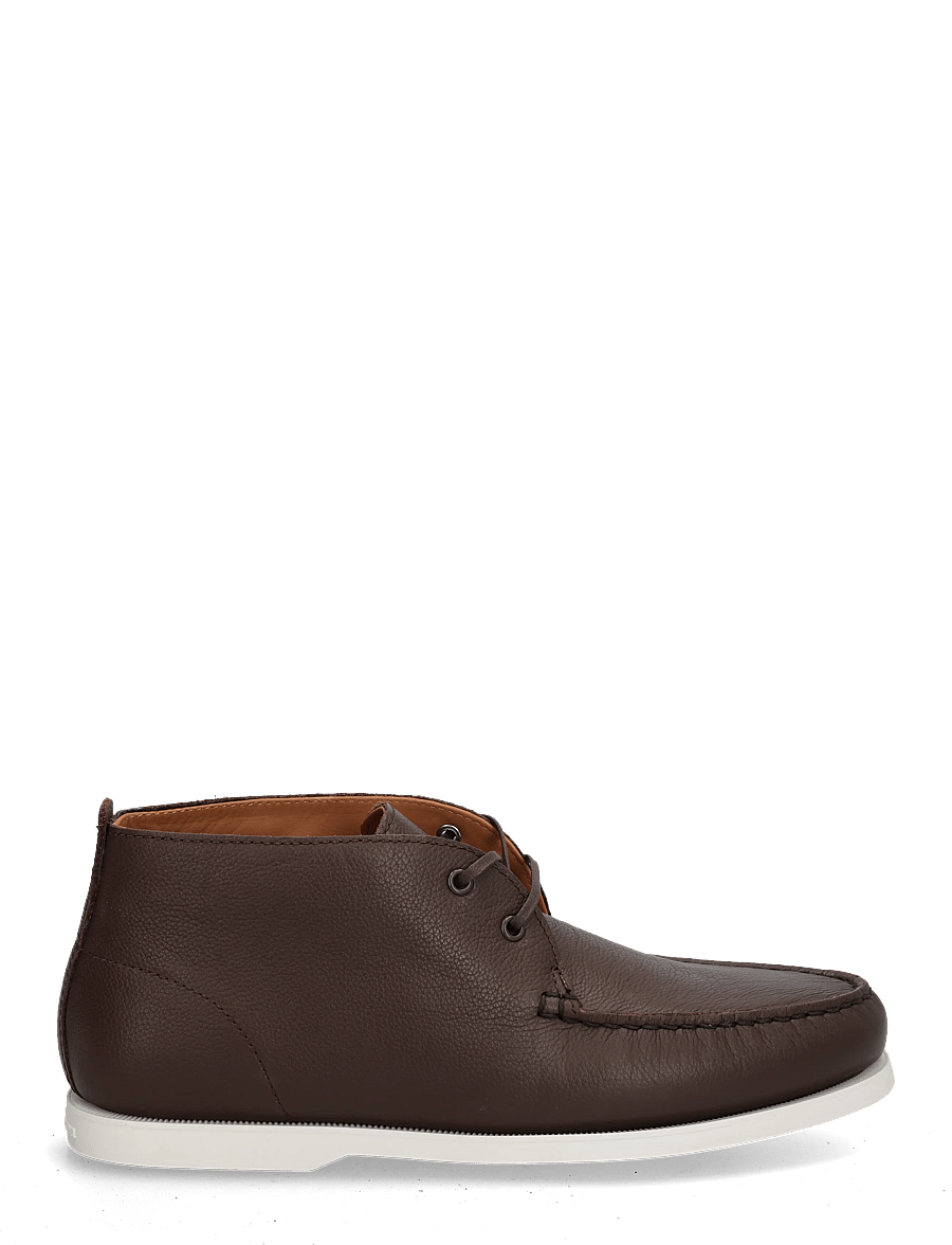 Polo Ralph Lauren - PEBBLE LEATHER-MERTON CHUKA-CS-LFR - chukka boots - dark brown - 2