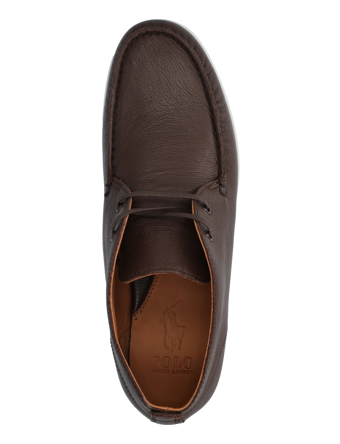 Polo Ralph Lauren - PEBBLE LEATHER-MERTON CHUKA-CS-LFR - dark brown - 3