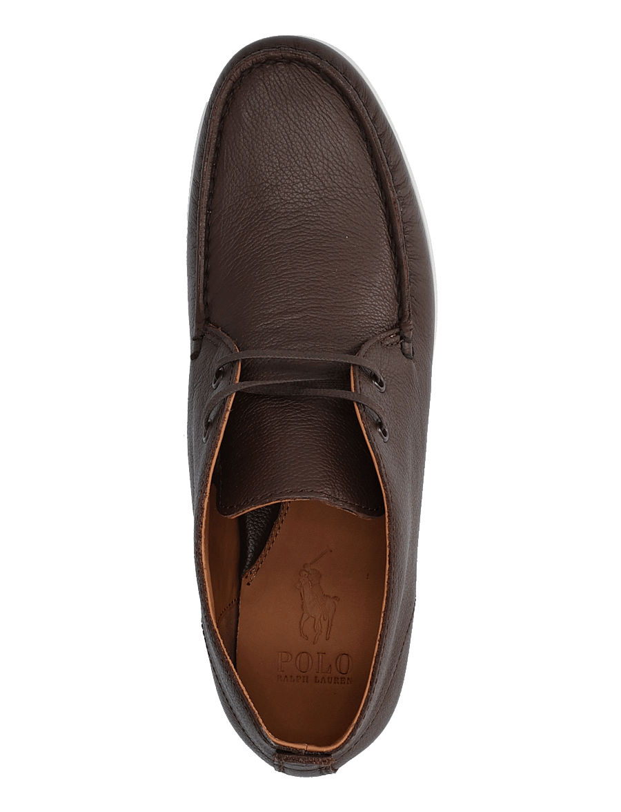 Polo Ralph Lauren - PEBBLE LEATHER-MERTON CHUKA-CS-LFR - dark brown - 3