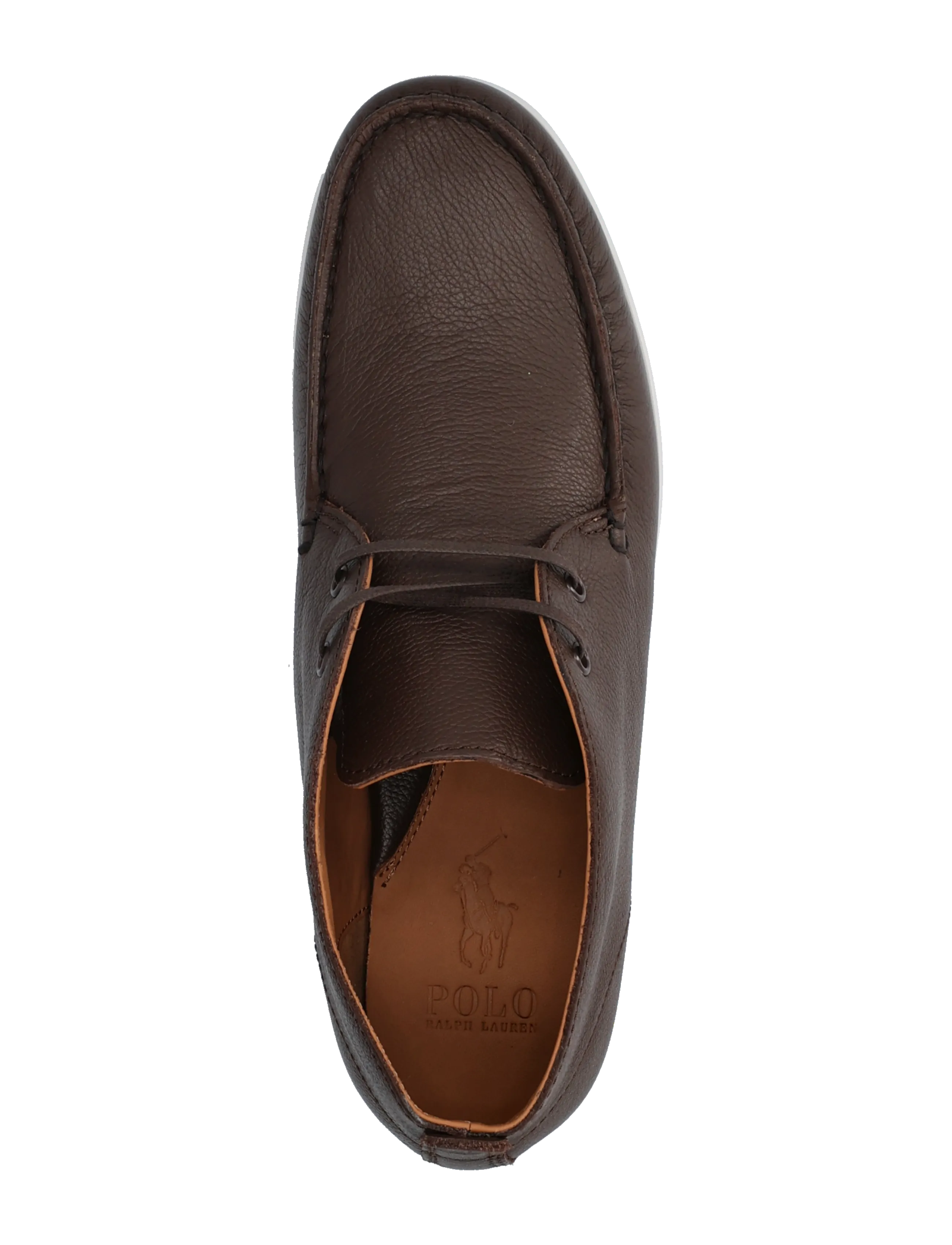 Polo Ralph Lauren - PEBBLE LEATHER-MERTON CHUKA-CS-LFR - chukka boots - dark brown - 3