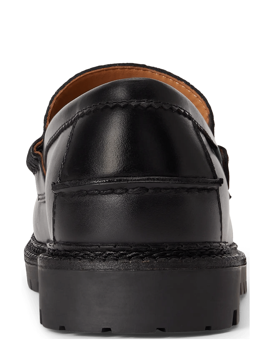Polo Ralph Lauren - Jett Suede-Trim Leather Penny Loafer - nach anlass kaufen - black - 3
