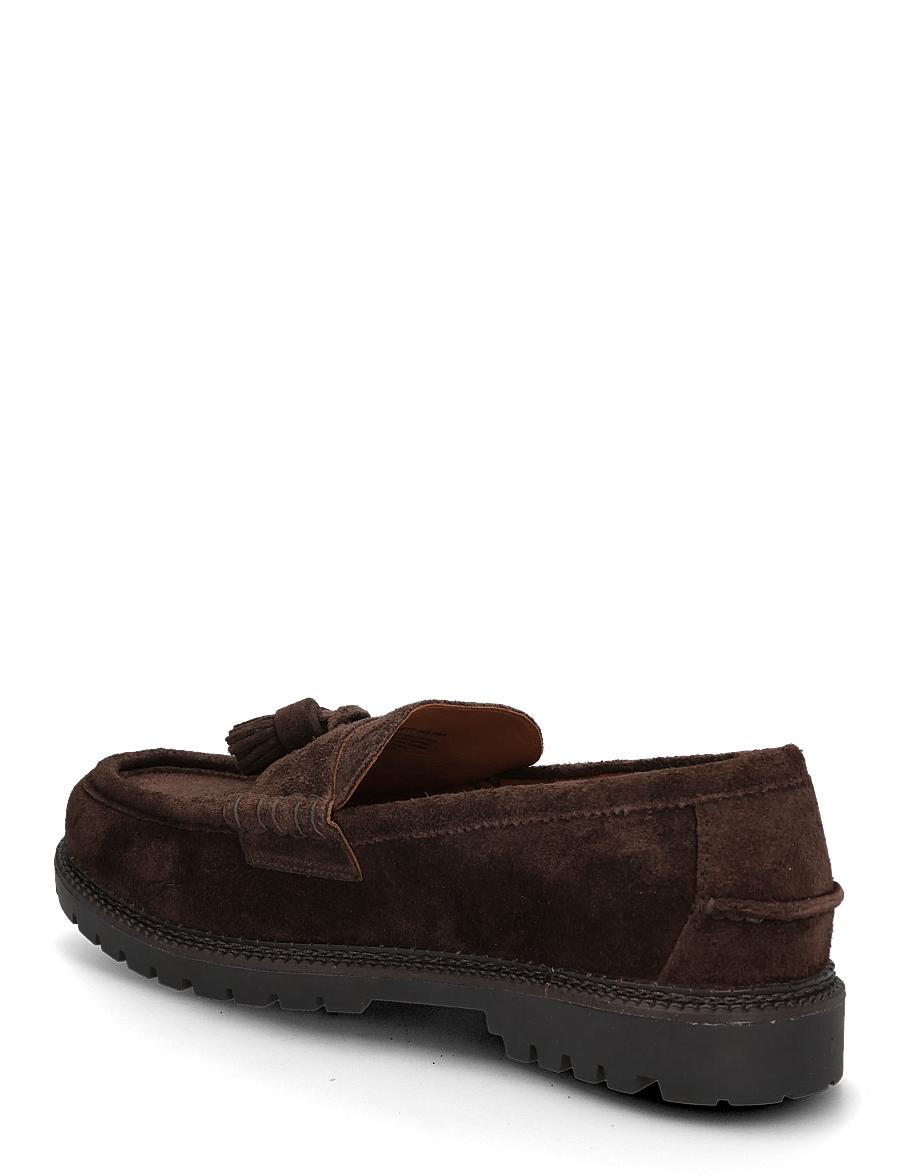 Polo Ralph Lauren - Jett Tassel Suede Loafer - shop by occasion - dark chocolate - 1
