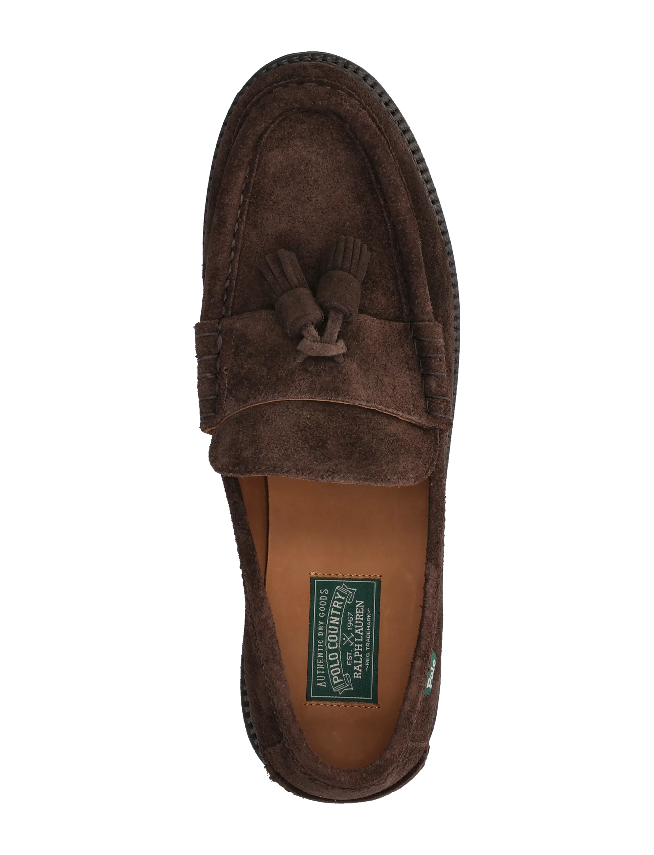Polo Ralph Lauren - Jett Tassel Suede Loafer - shop by occasion - dark chocolate - 3