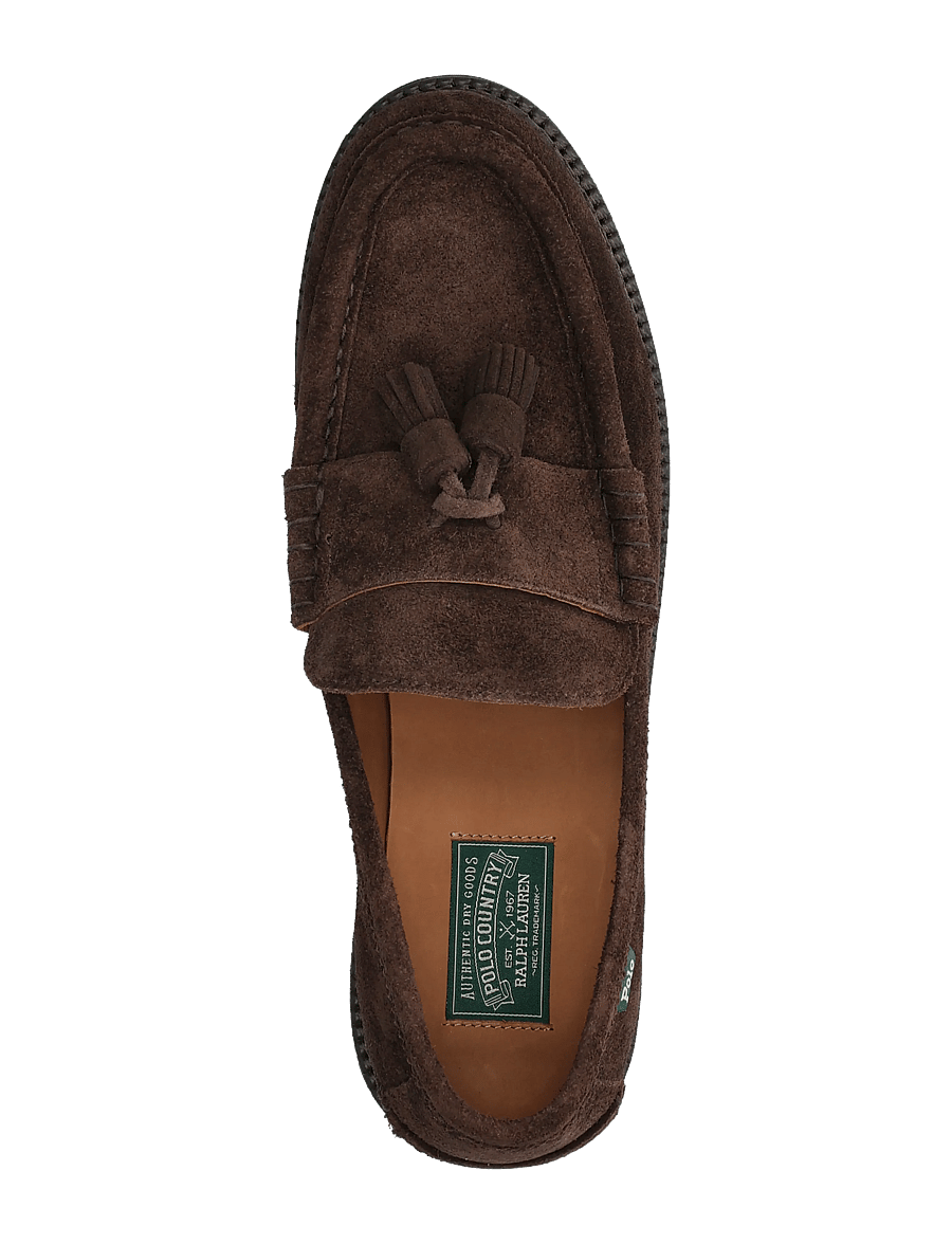 Polo Ralph Lauren - Jett Tassel Suede Loafer - shop by occasion - dark chocolate - 3