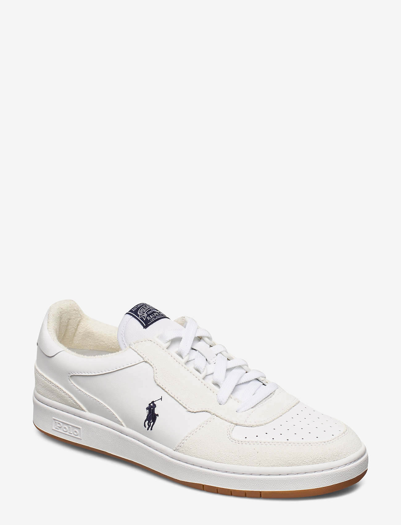 Polo Ralph Lauren - Court Leather Sneaker - white/navy pp - 0