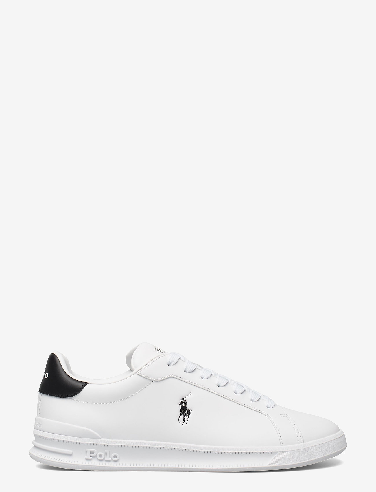 Polo Ralph Lauren - NAPPA LEATHER-HRT CT II-SK-ATH - lave sneakers - white/black pp - 1