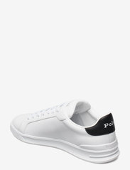 Polo Ralph Lauren - NAPPA LEATHER-HRT CT II-SK-ATH - lave sneakers - white/black pp - 2