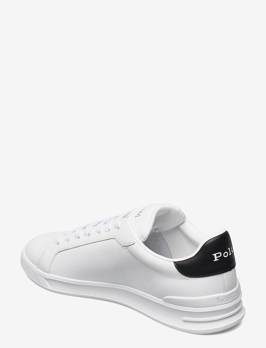 Polo Ralph Lauren - Heritage Court II Nappa Leather Sneaker - baskets basses - white/black pp - 3