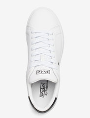 Polo Ralph Lauren - NAPPA LEATHER-HRT CT II-SK-ATH - lave sneakers - white/black pp - 3