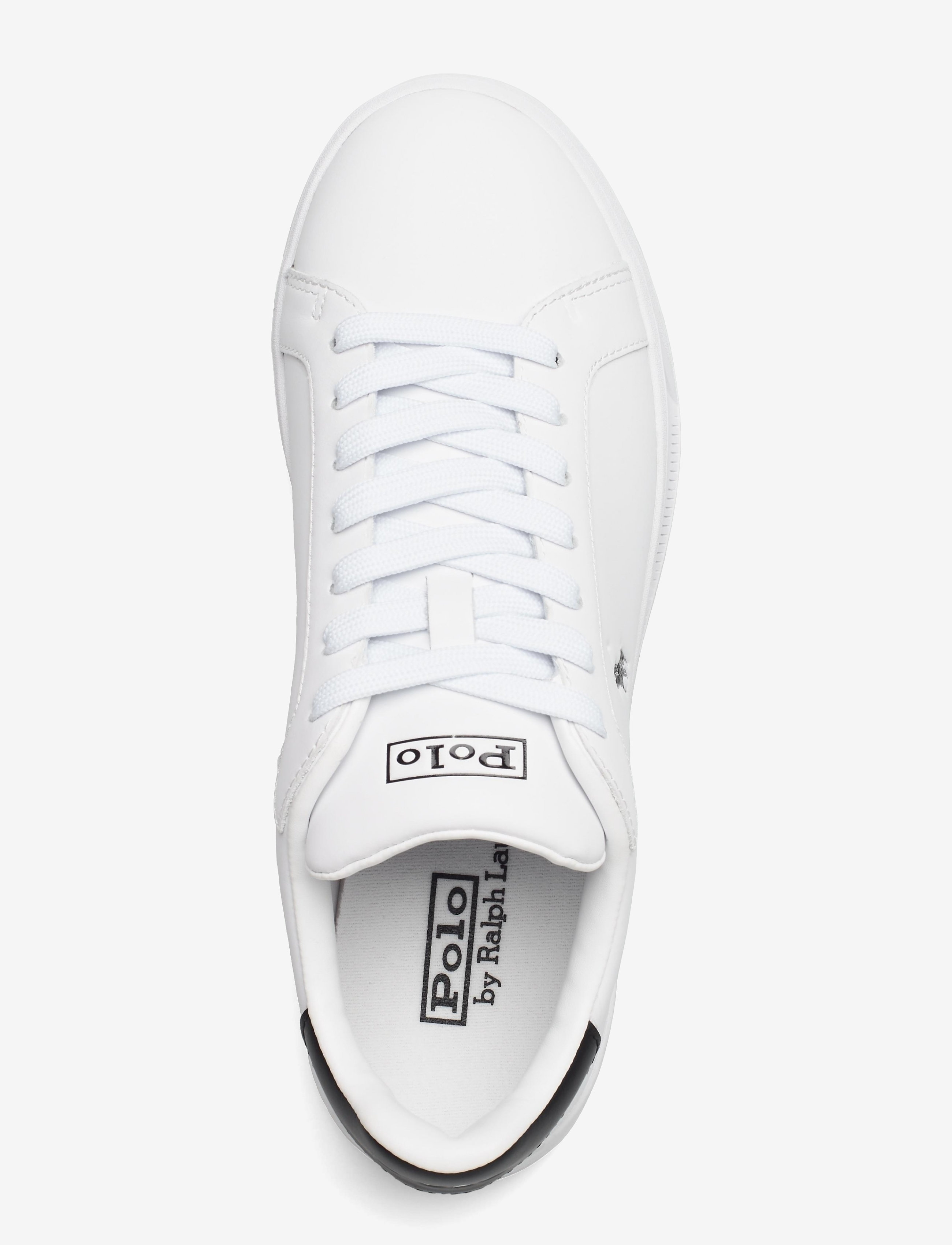Polo Ralph Lauren - Heritage Court II Nappa Leather Sneaker - baskets basses - white/black pp - 4
